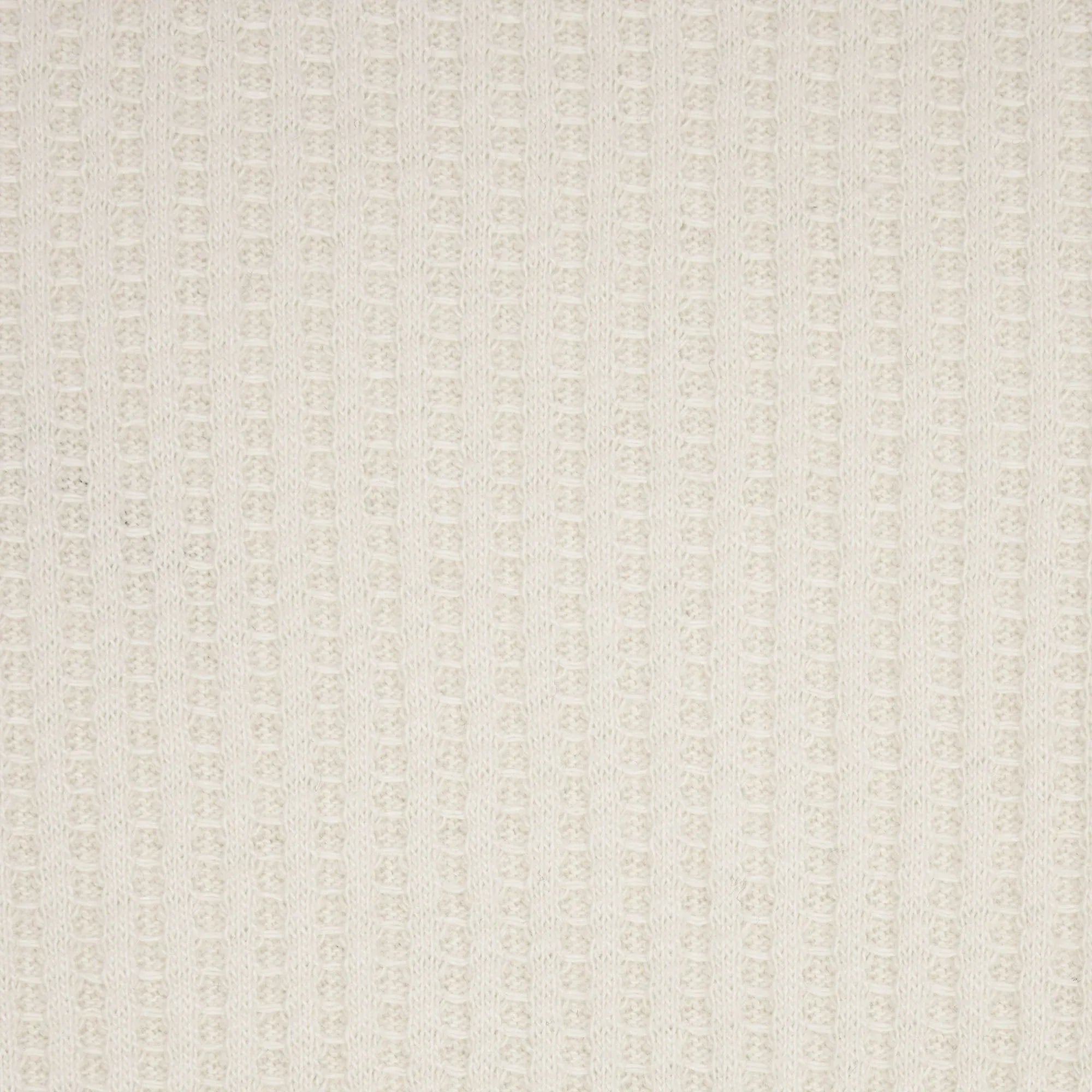 SKIMS WAFFLE MENS LONG SLEEVE T-SHIRT | ECRU - TİŞÖRT