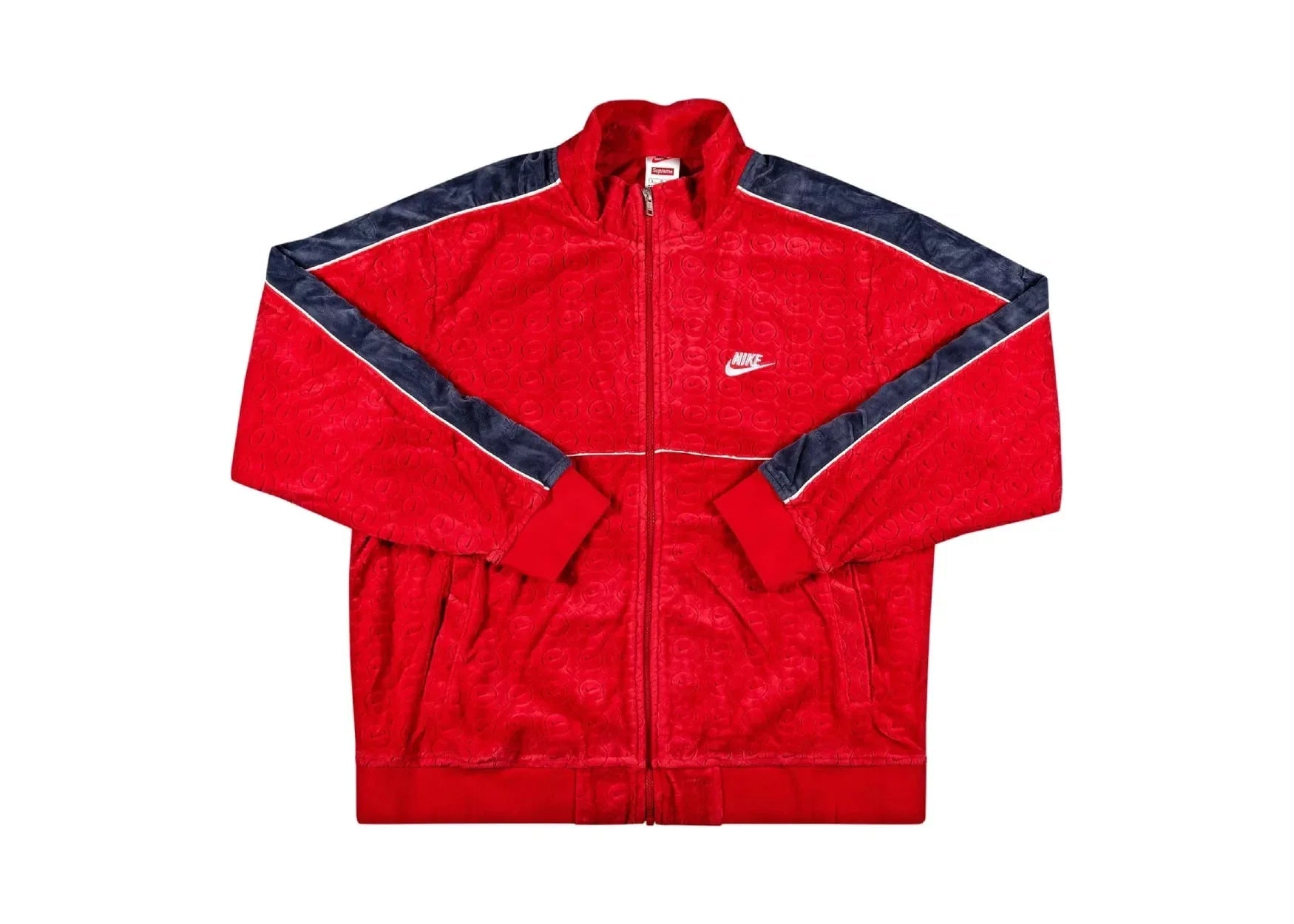 Supreme Nike Velour Track Jacket Red