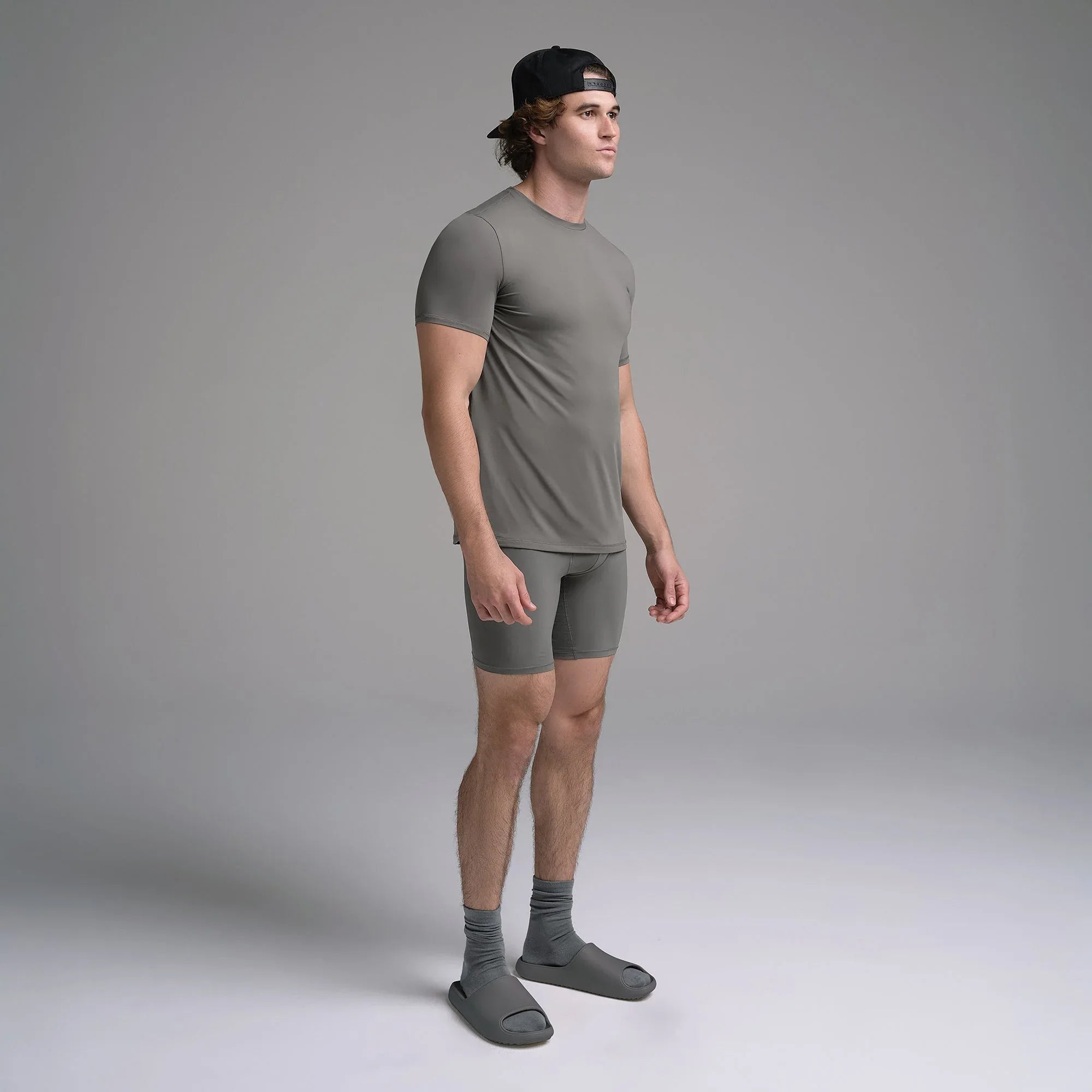 SKIMS SPORT MENS T-SHIRT | GUNMETAL - TİŞÖRT