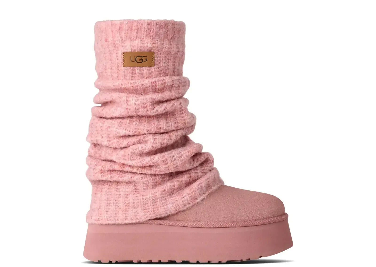 Ugg Classic Mini Dipper Legwarmer Boot Pink Dawn
