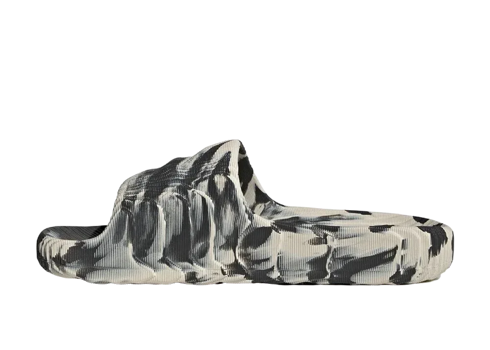 Adidas Adilette 22 Slides Carbon Aluminum