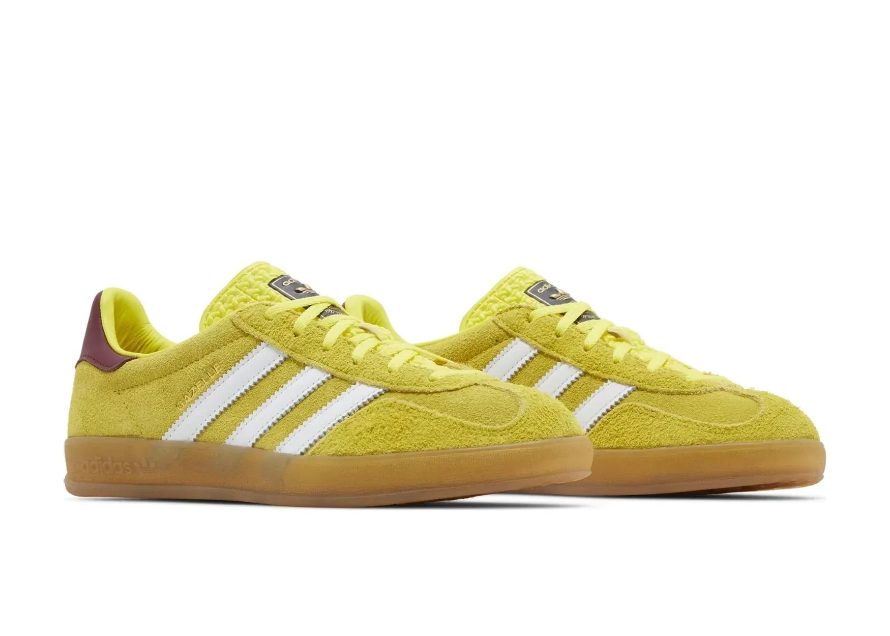 adidas Gazelle Indoor Bright Yellow Collegiate Burgundy (W)