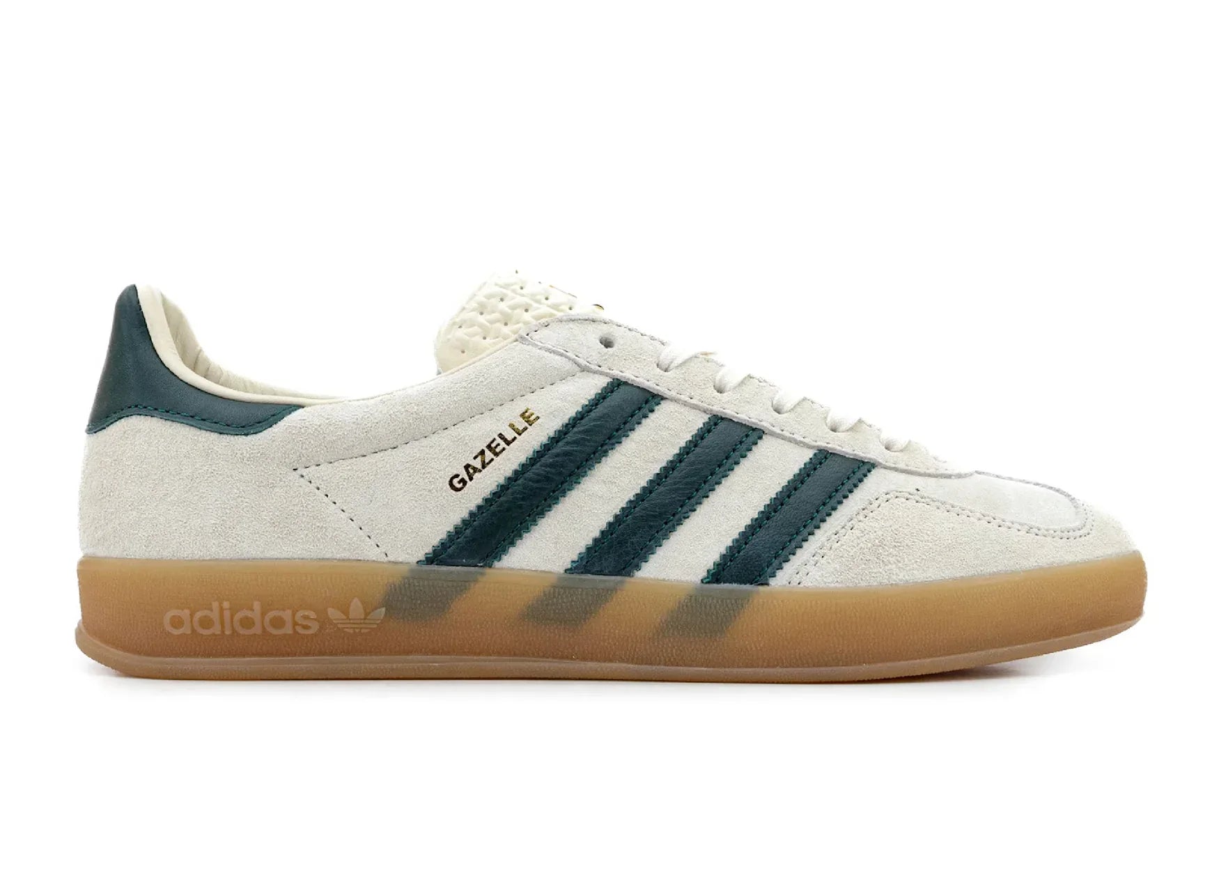 Adidas Gazelle Indoor Cream White Collegiate Green Gum