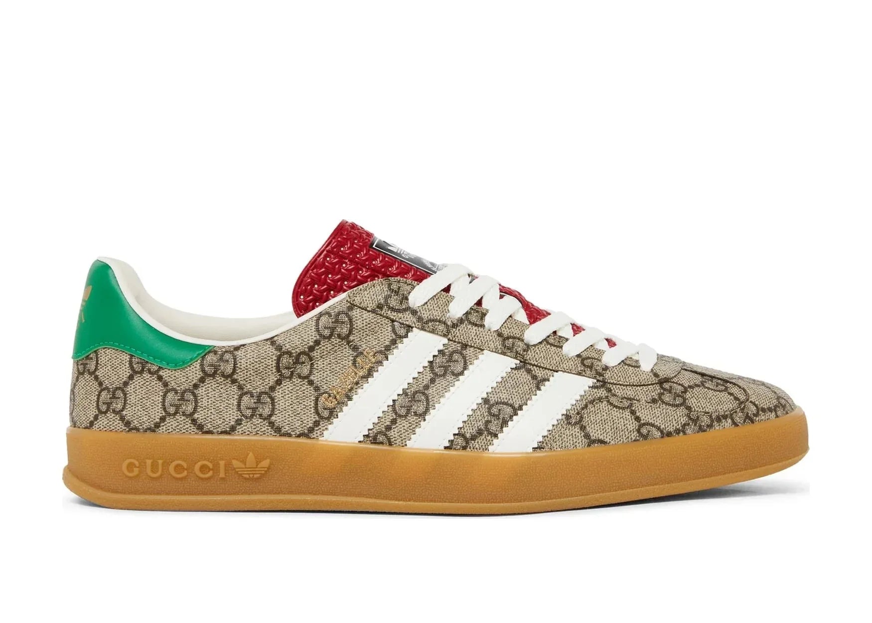Adidas x Gucci Gazelle Beige GG Monogram