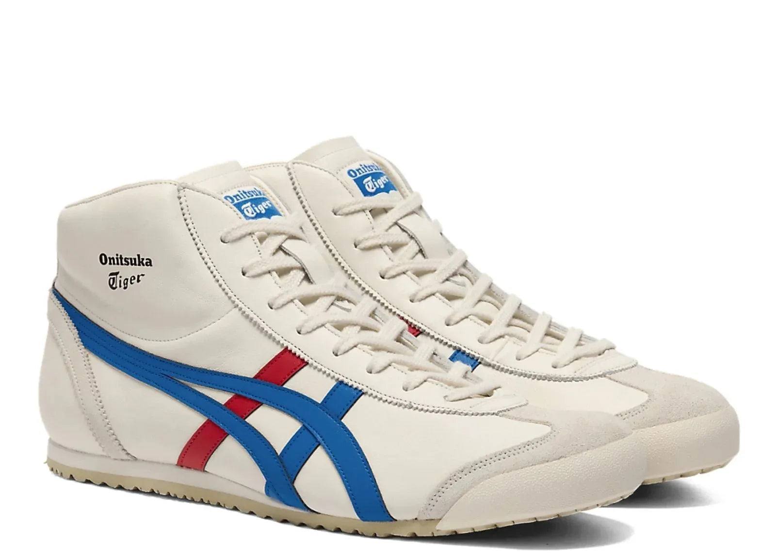 Onitsuka Tiger Mexico Mid Runner Cream Directoire Blue