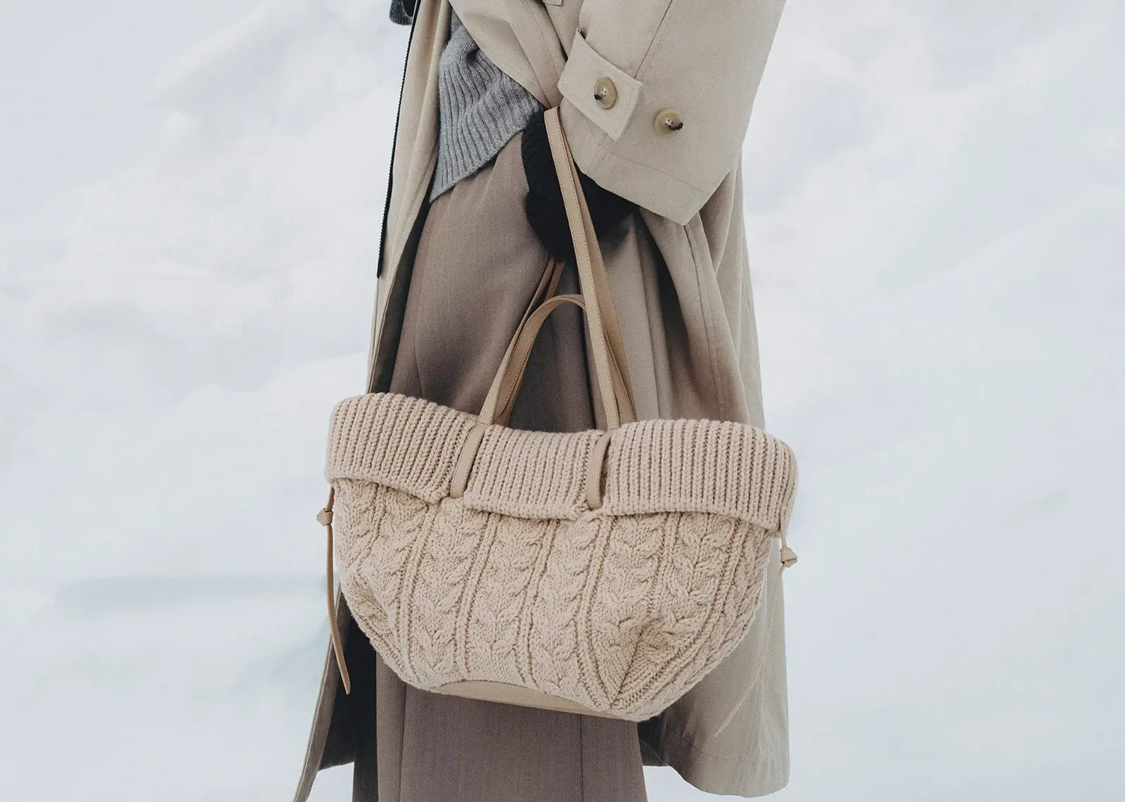 Polène Cyme Mini Edition Merino Ecru