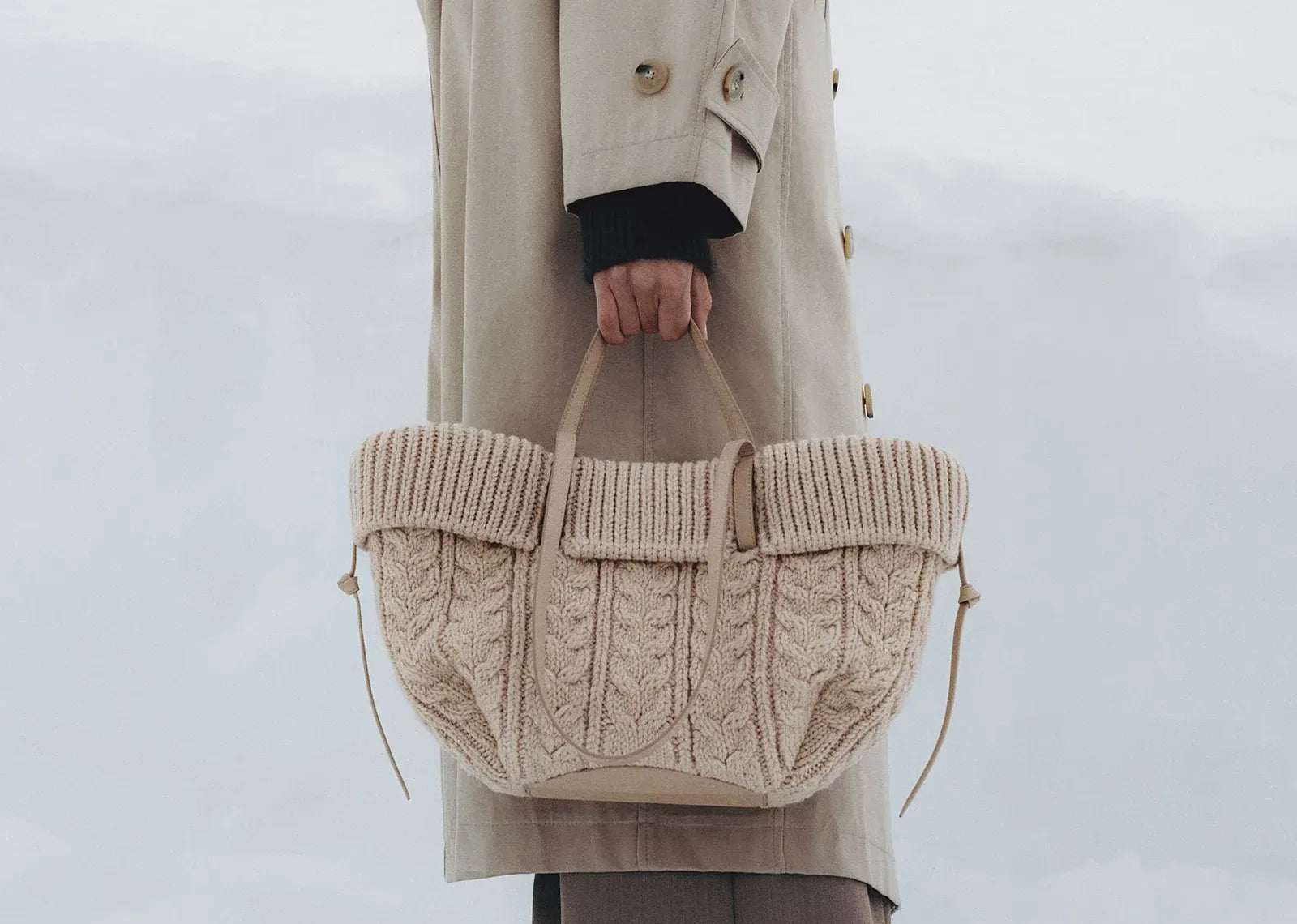 Polène Cyme Mini Edition Merino Ecru