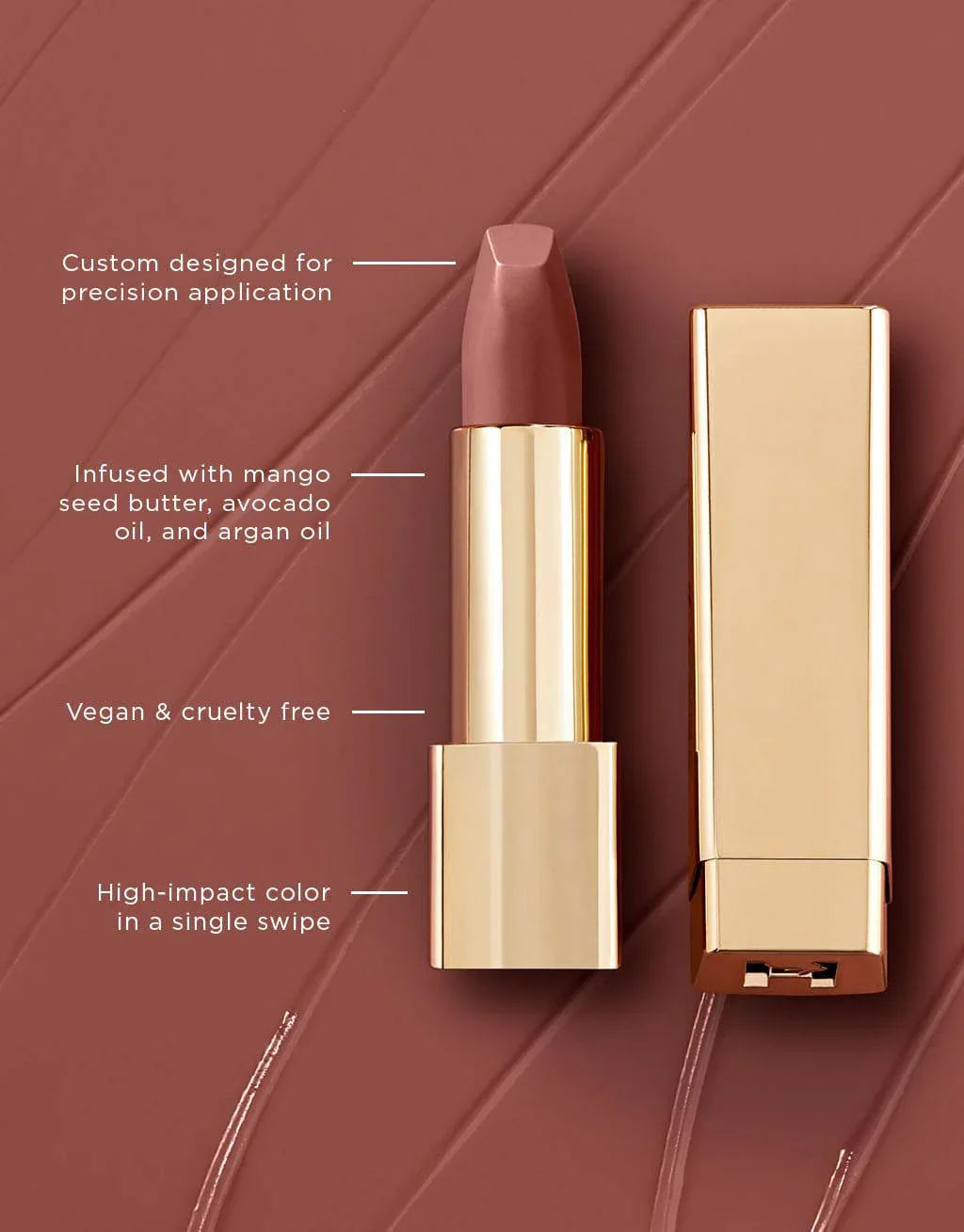 Hourglass Unlocked Satin Crème Lipstick - Ruj