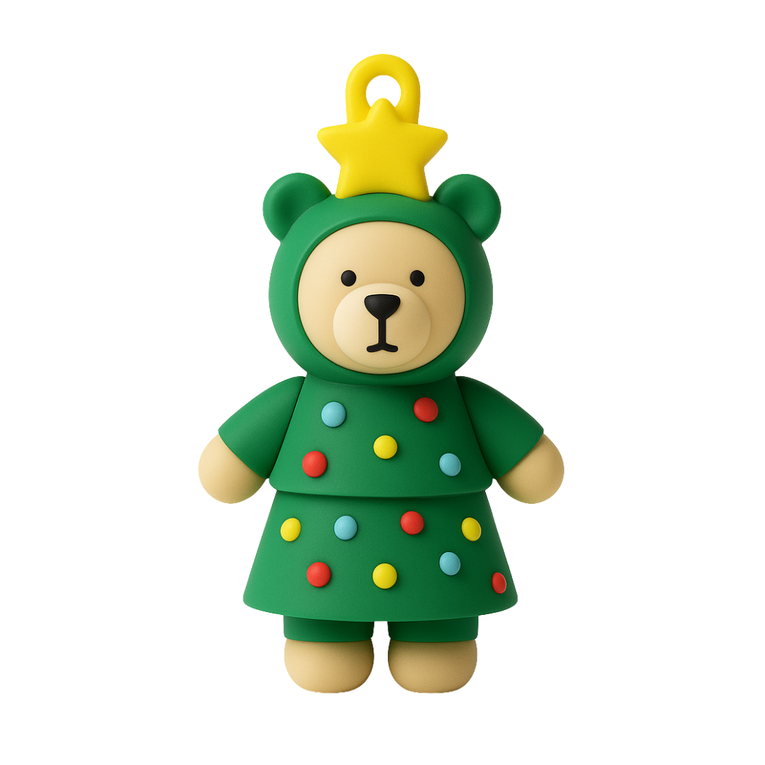 Starbucks Bearista Anahtarlık - 2025 Yılbaşı Koleksiyonu