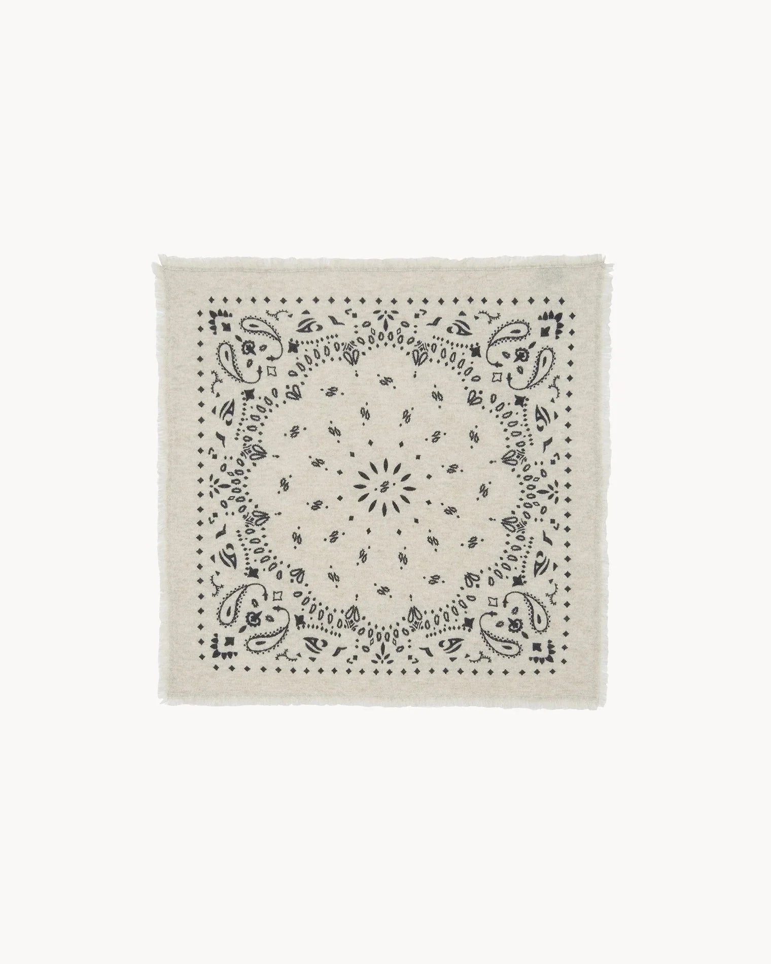 KUJTEN Small Bandana Hachi Oats White - Bandana