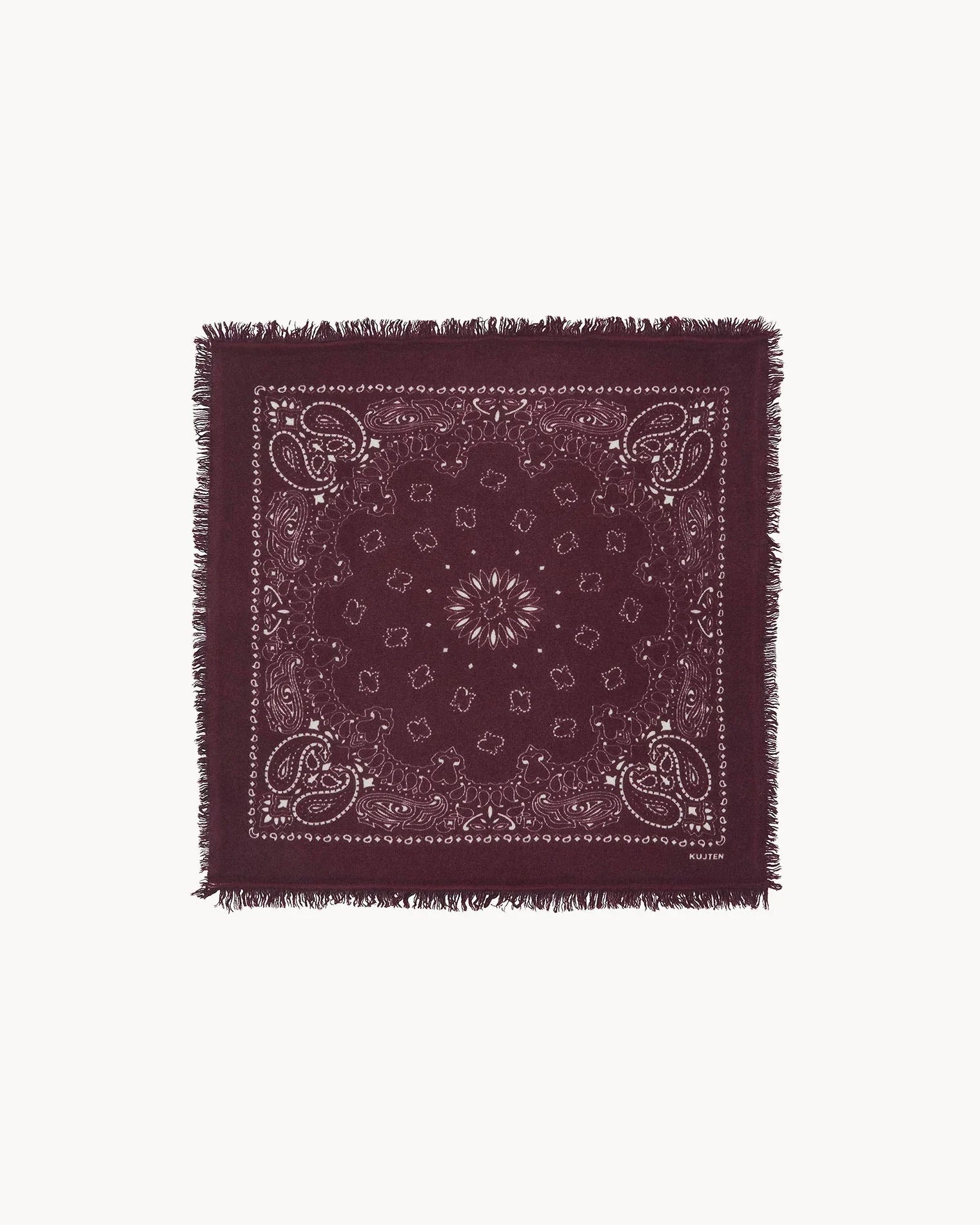 KUJTEN Small Bandana Hachi Burgundy - Bandana