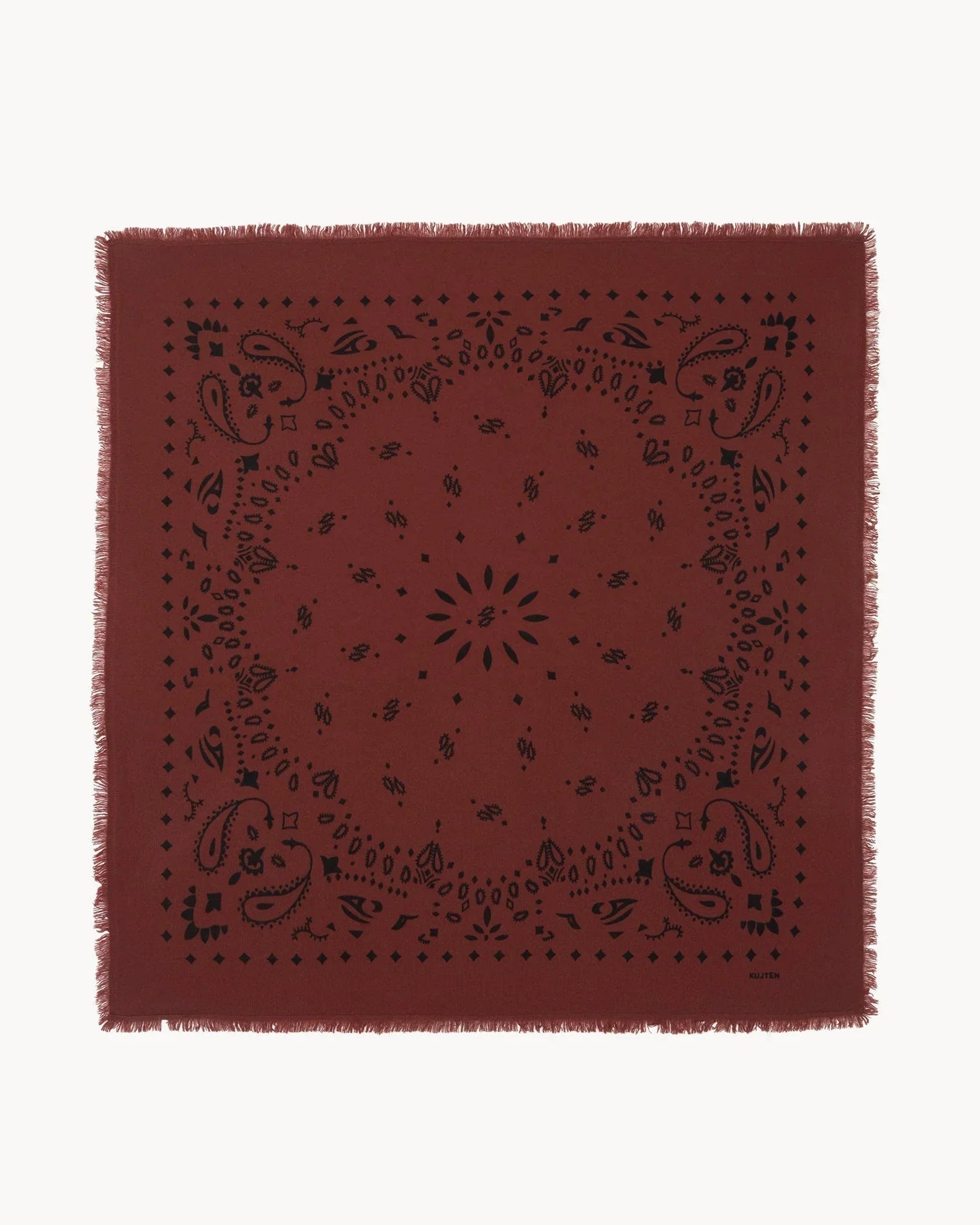 KUJTEN Bandana Hachiko Earth Burgundy - Bandana