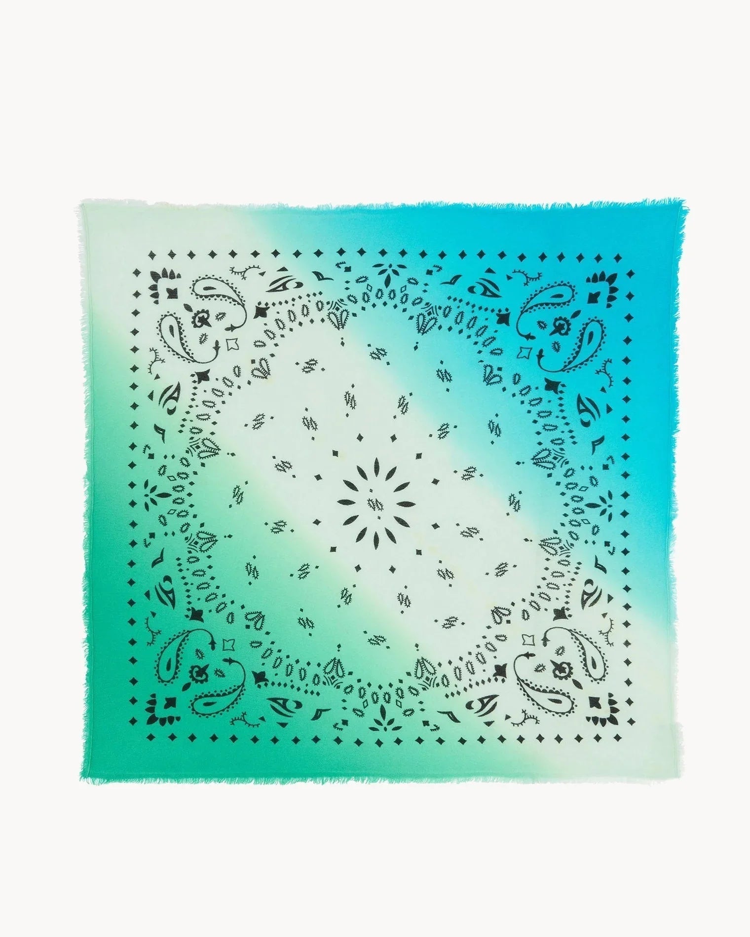 KUJTEN Bandana Hachiko Dip Dye Jade Green - Bandana