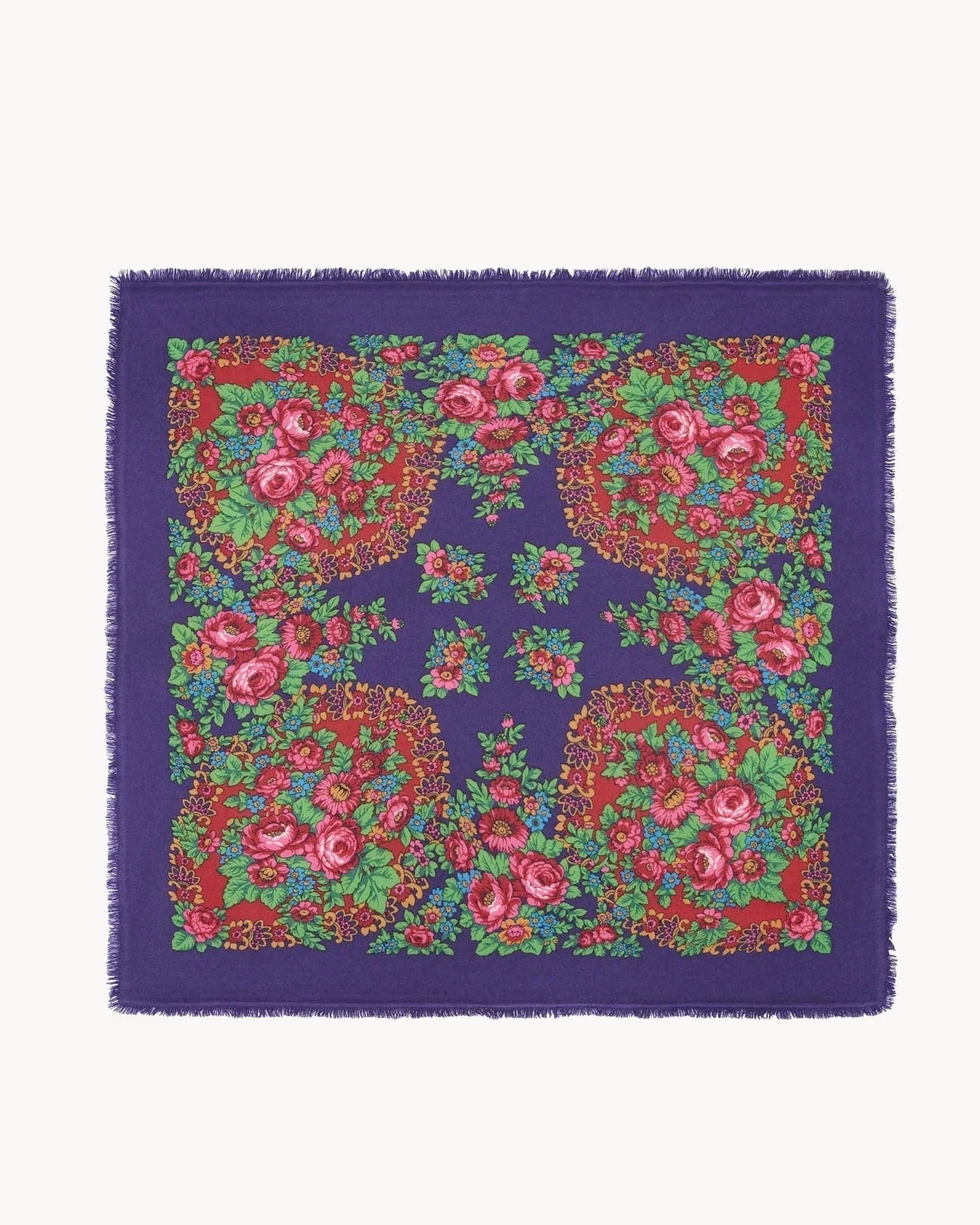 KUJTEN Bandana Hachiko Flower Deep Purple - Bandana