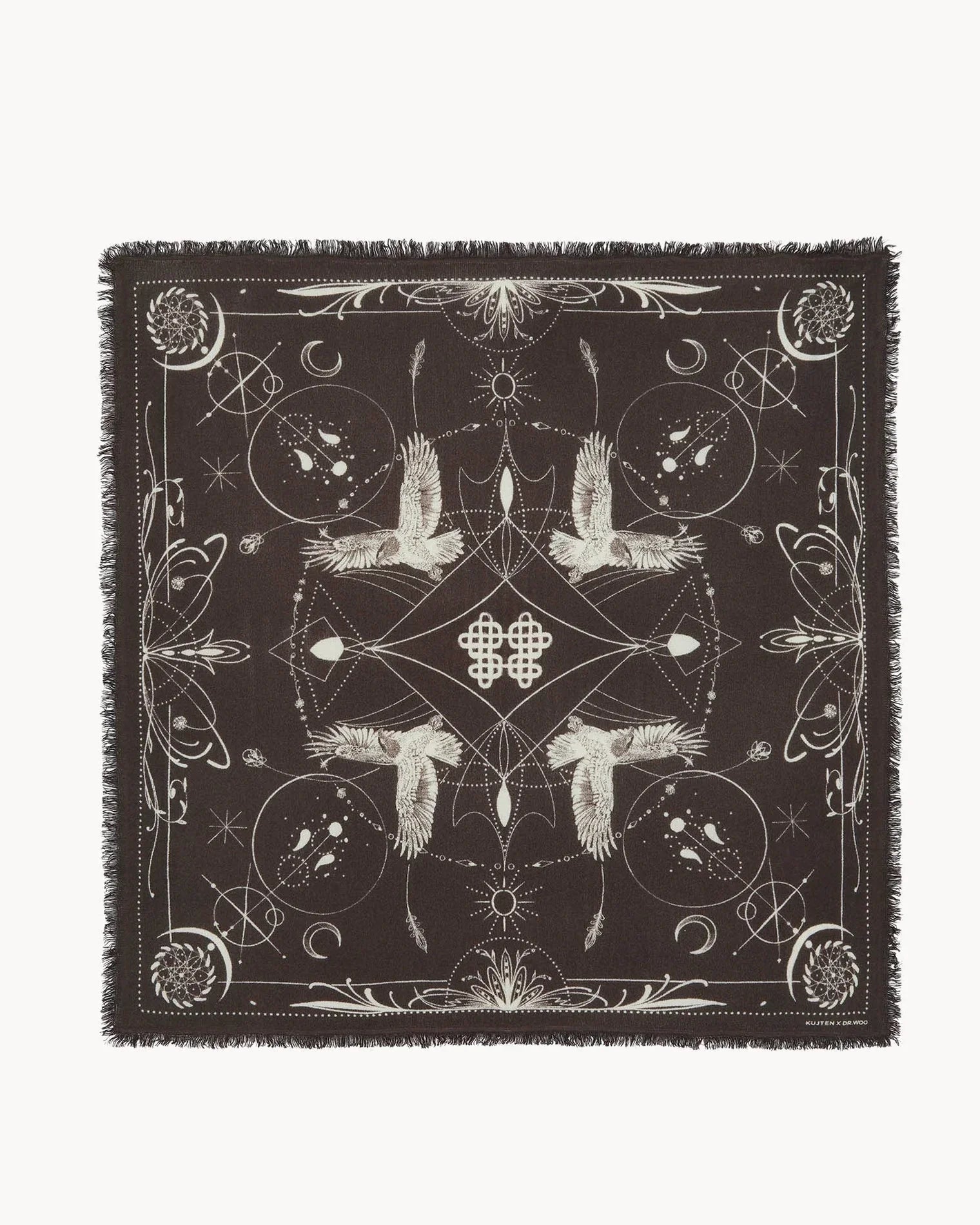 KUJTEN Large Bandana Hiloki Brown - Bandana