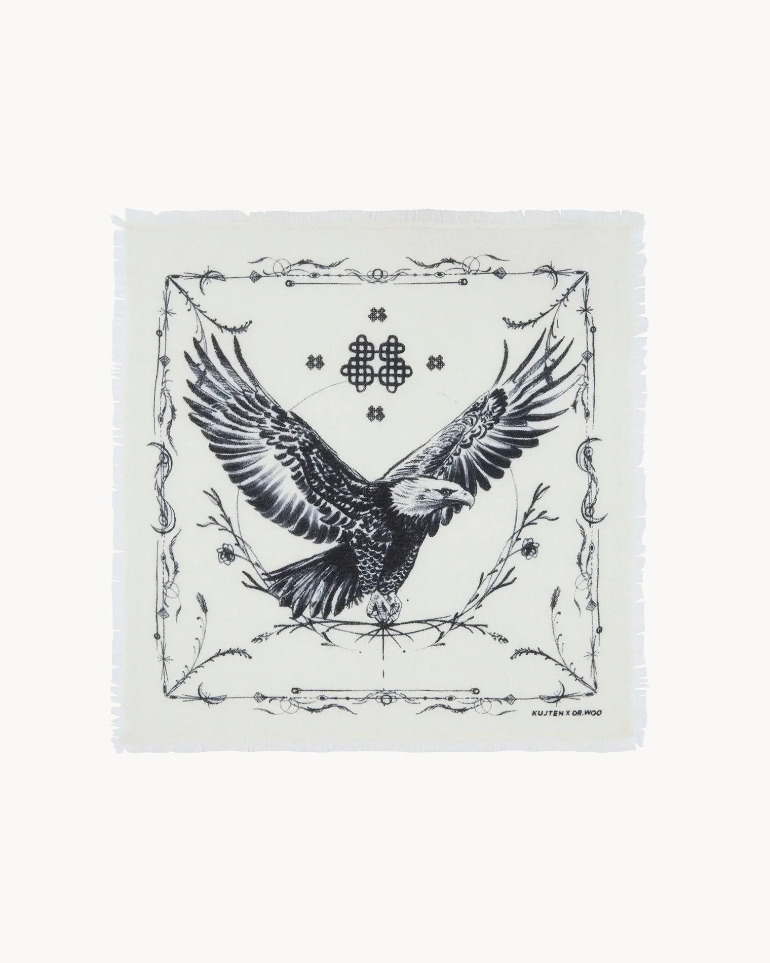 KUJTEN Small Bandana Hilo White - Bandana