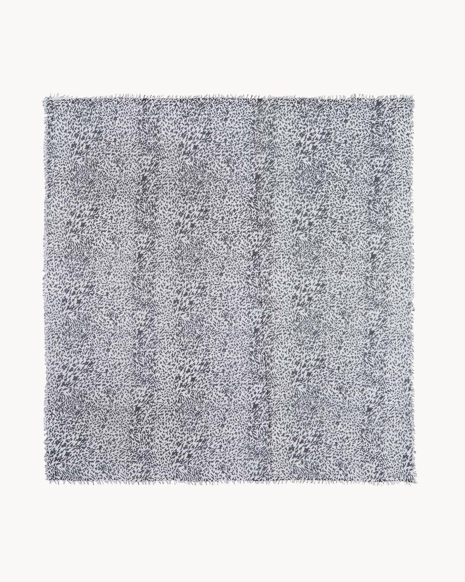 KUJTEN Bandana Effy Animal Anthracite Grey Leopard - Bandana