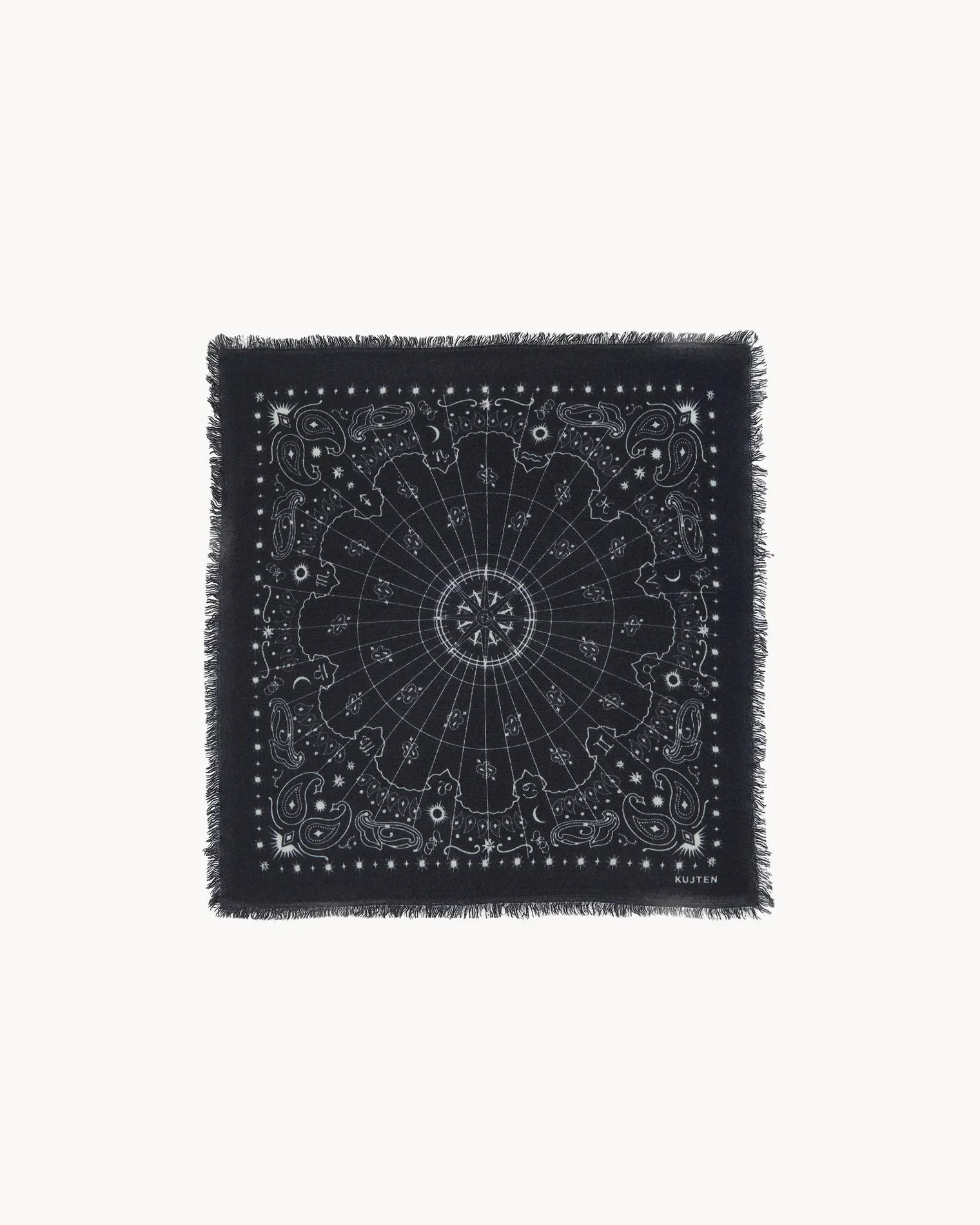 KUJTEN Small Bandana Hachi Astro Black - Bandana