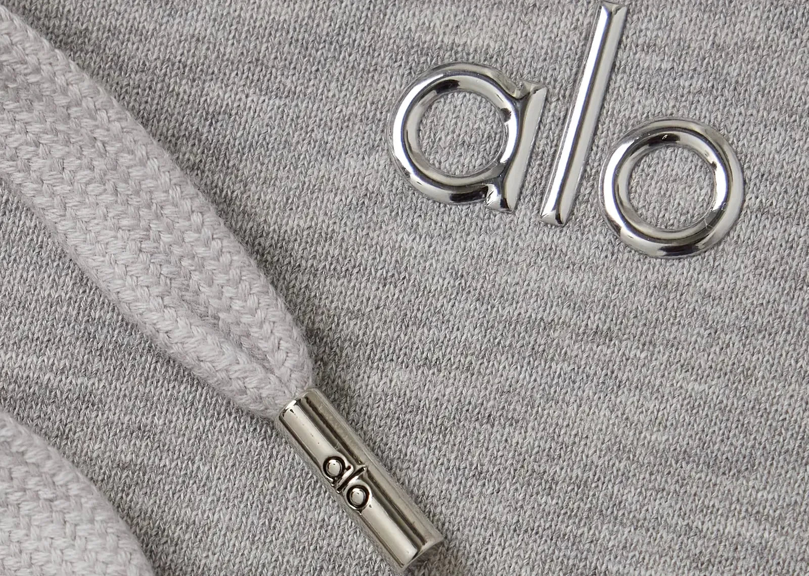 Alo Yoga Accolade Embellished Hoodie Gray