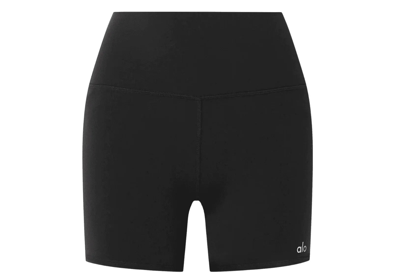 Alo Yoga Airbrush 5" Stretch Cycling Shorts Black
