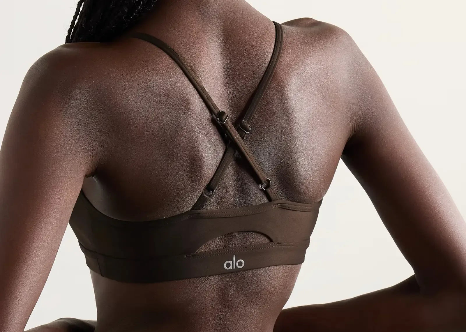 Alo Yoga Airlift Intrigue Bra Espresso