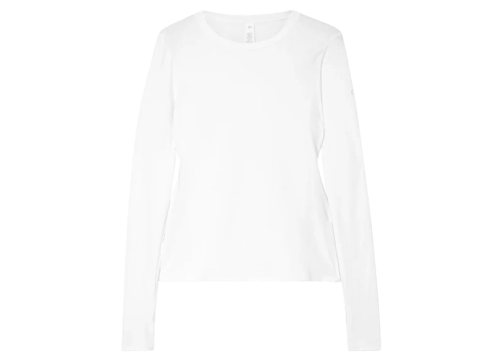 Alo Yoga Alosoft Finesse Long Sleeve White