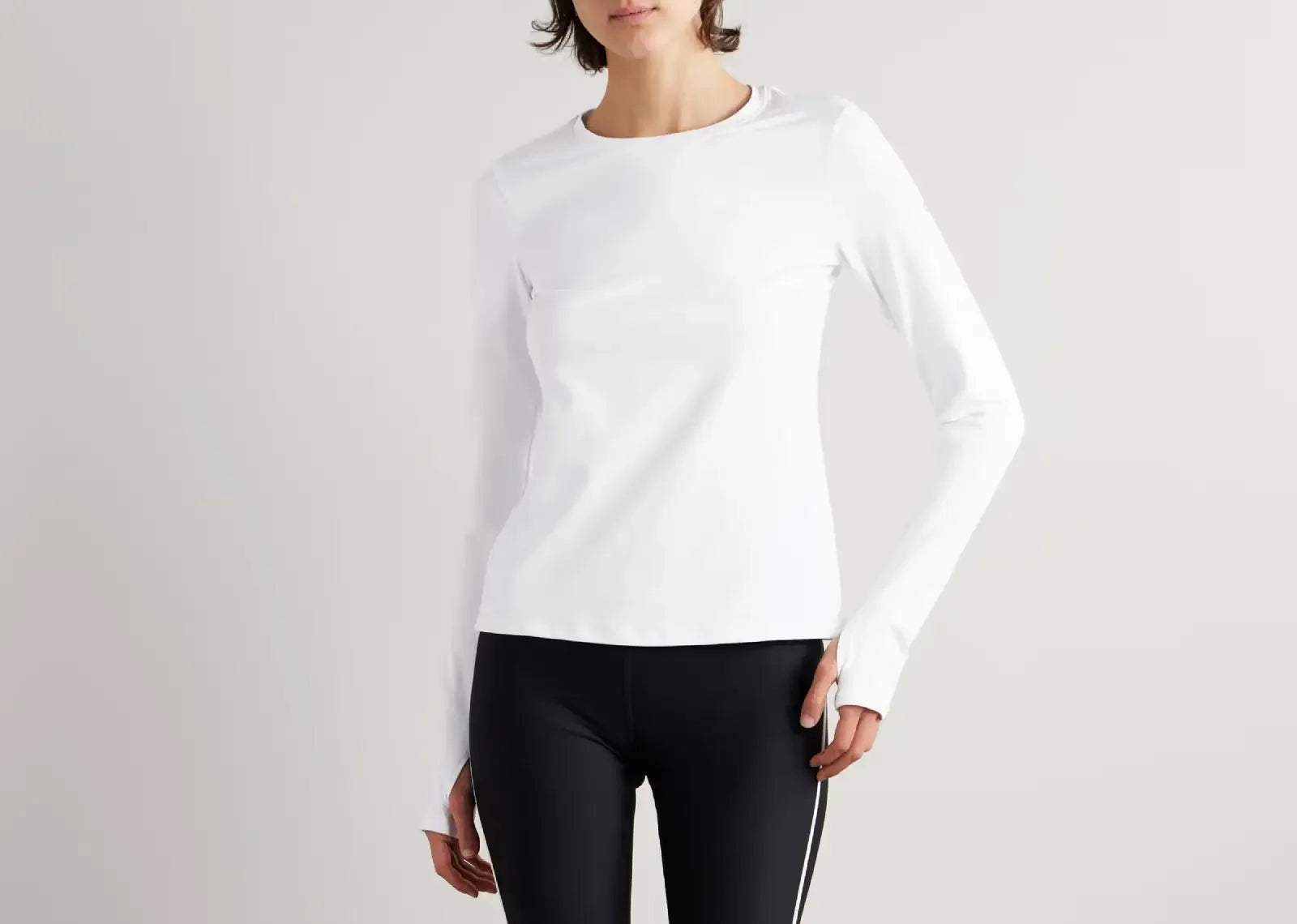 Alo Yoga Alosoft Finesse Long Sleeve White