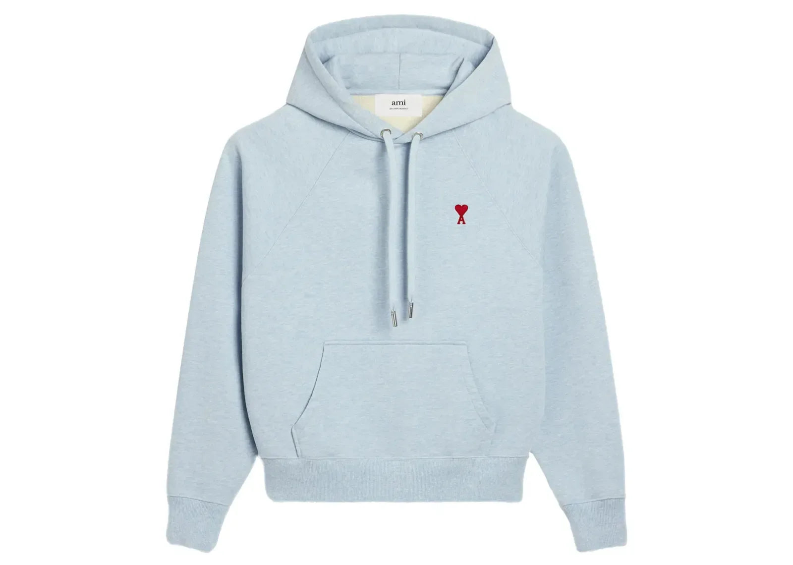 Ami Paris Ami De Coeur Hoodie Light Blue