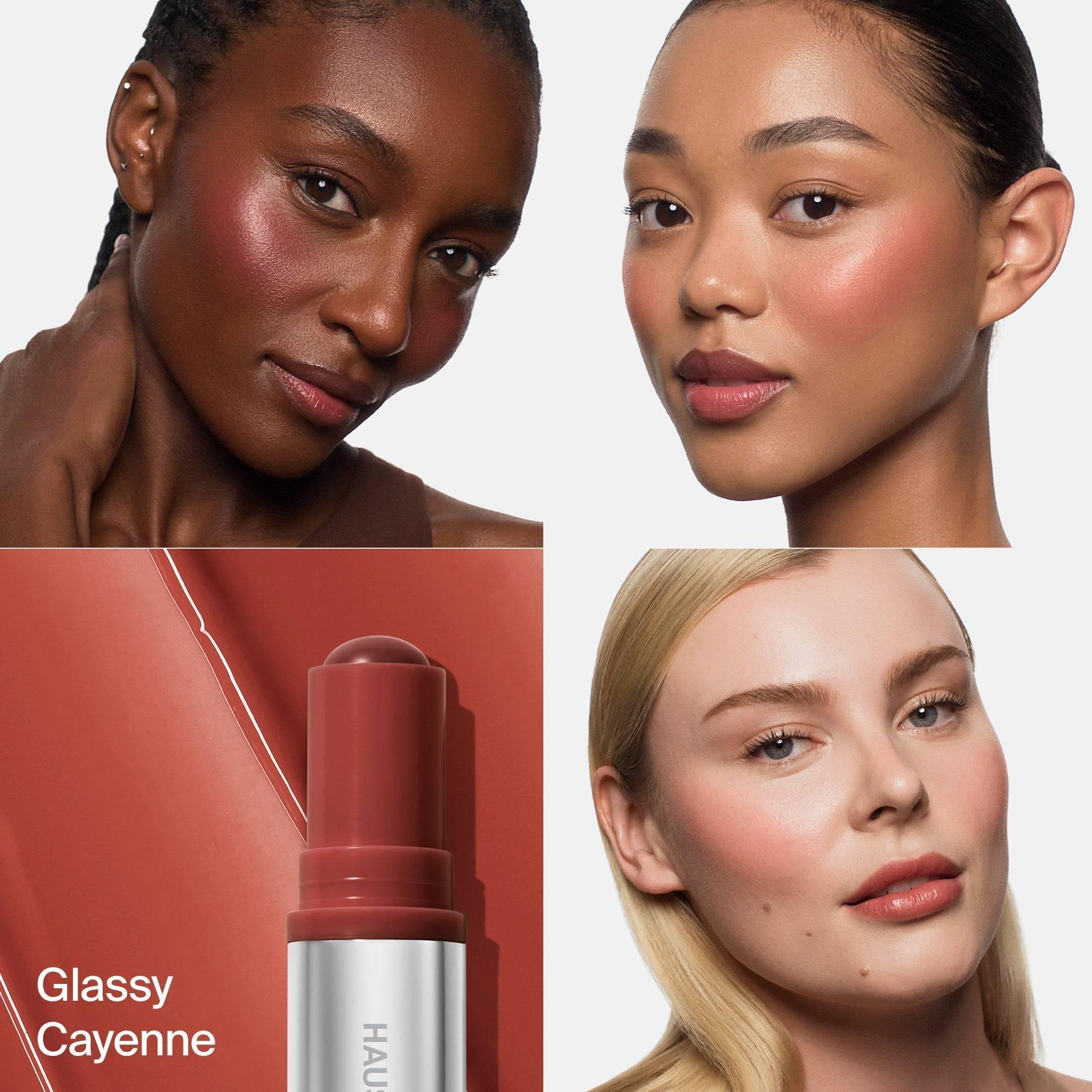 Haus Labs Color Fuse Glassy Blush Balm Stick - Allık