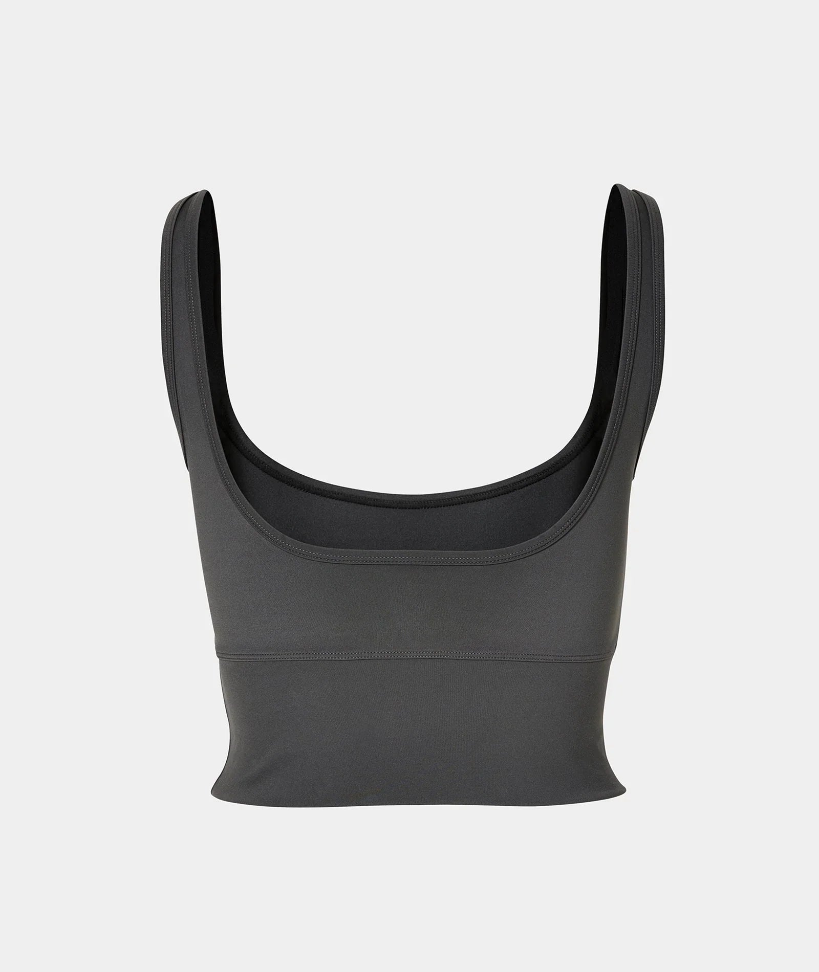 VEHLA CROPPED TANK - SMOKE - Crop Atlet