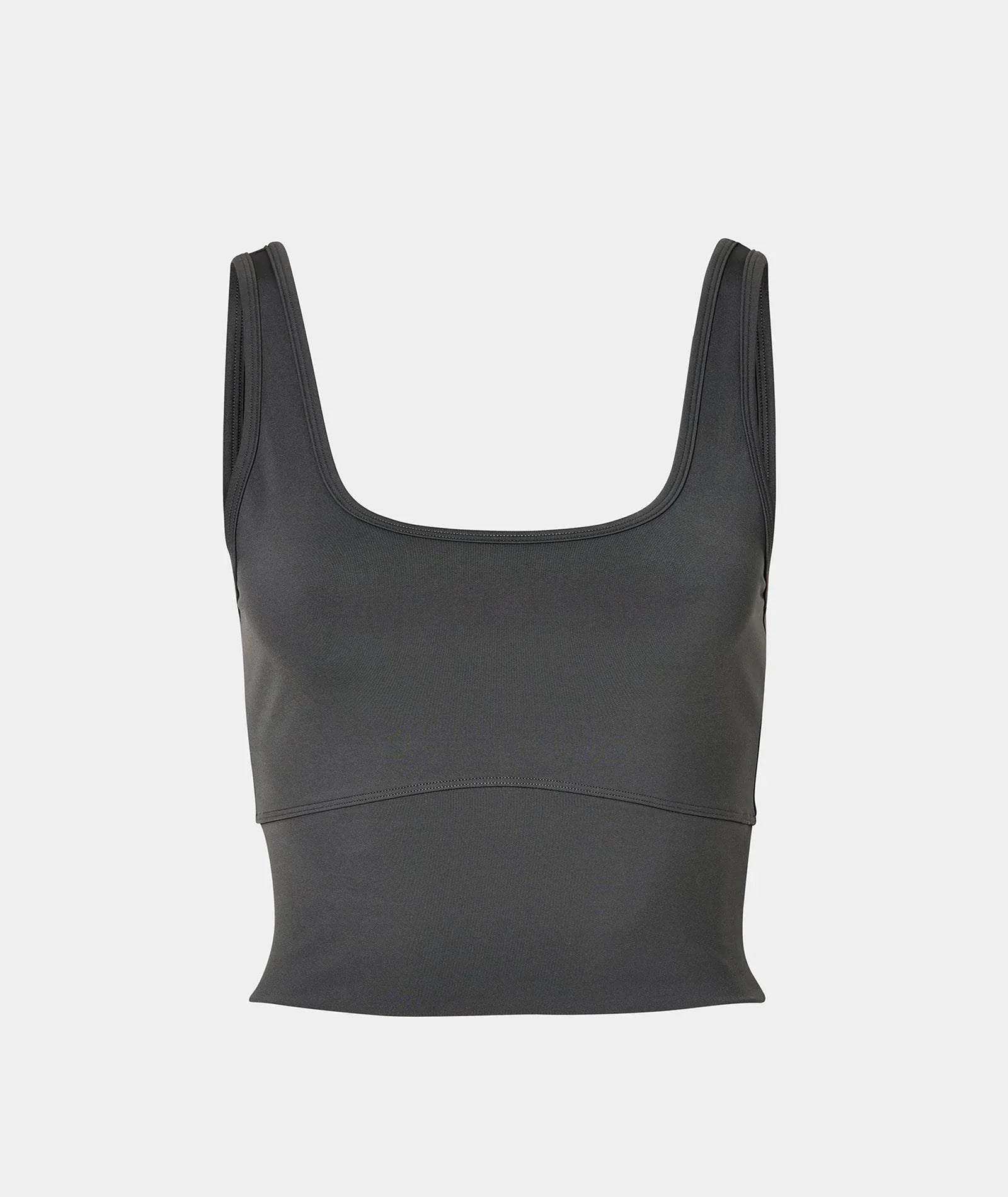 VEHLA CROPPED TANK - SMOKE - Crop Atlet