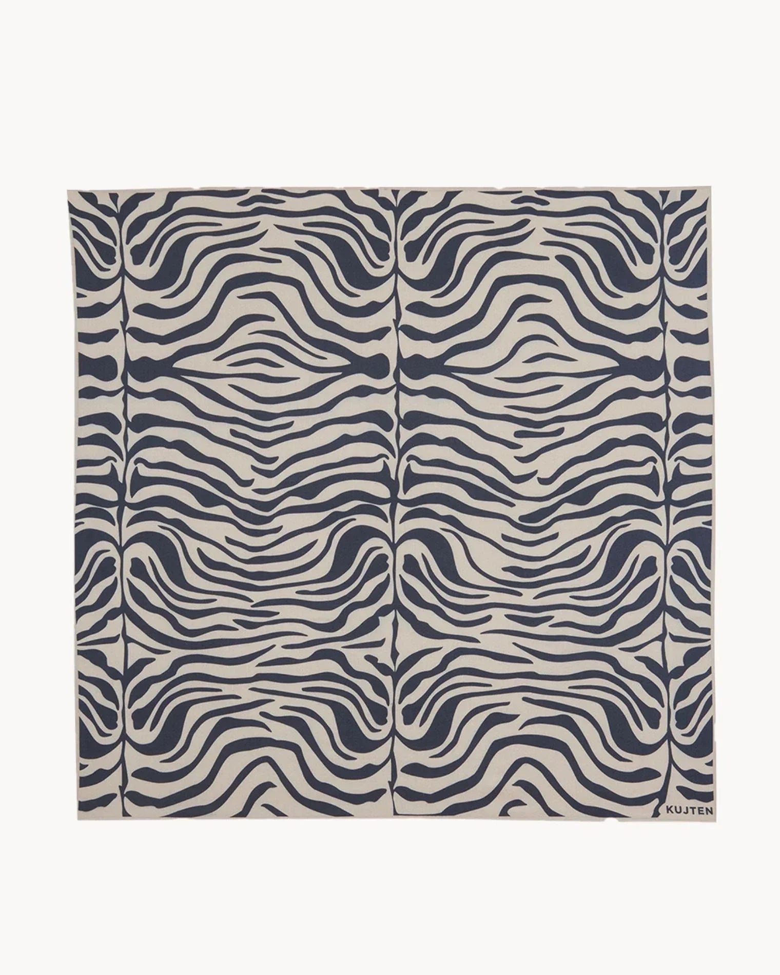 KUJTEN Large Bandana Helia Zebra Organic Beige - Bandana
