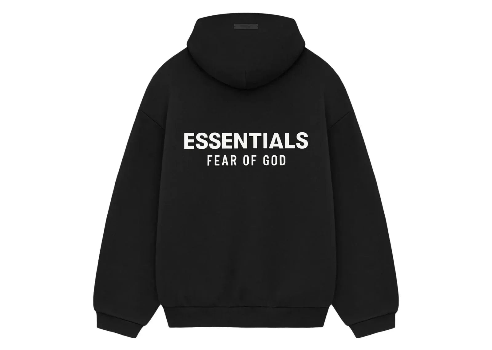 Fear Of God Essentials Fleece Hoodie (FW24) Black