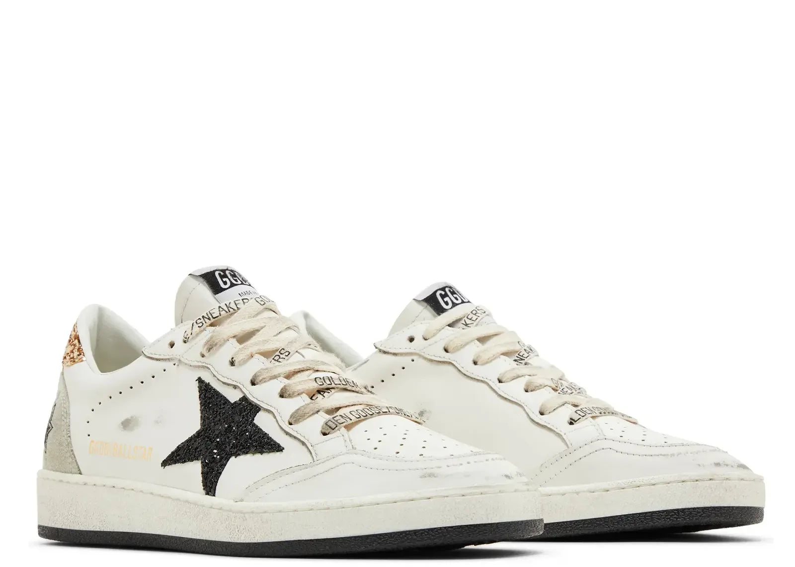 Golden Goose Ball-Star White Black Gold Ice