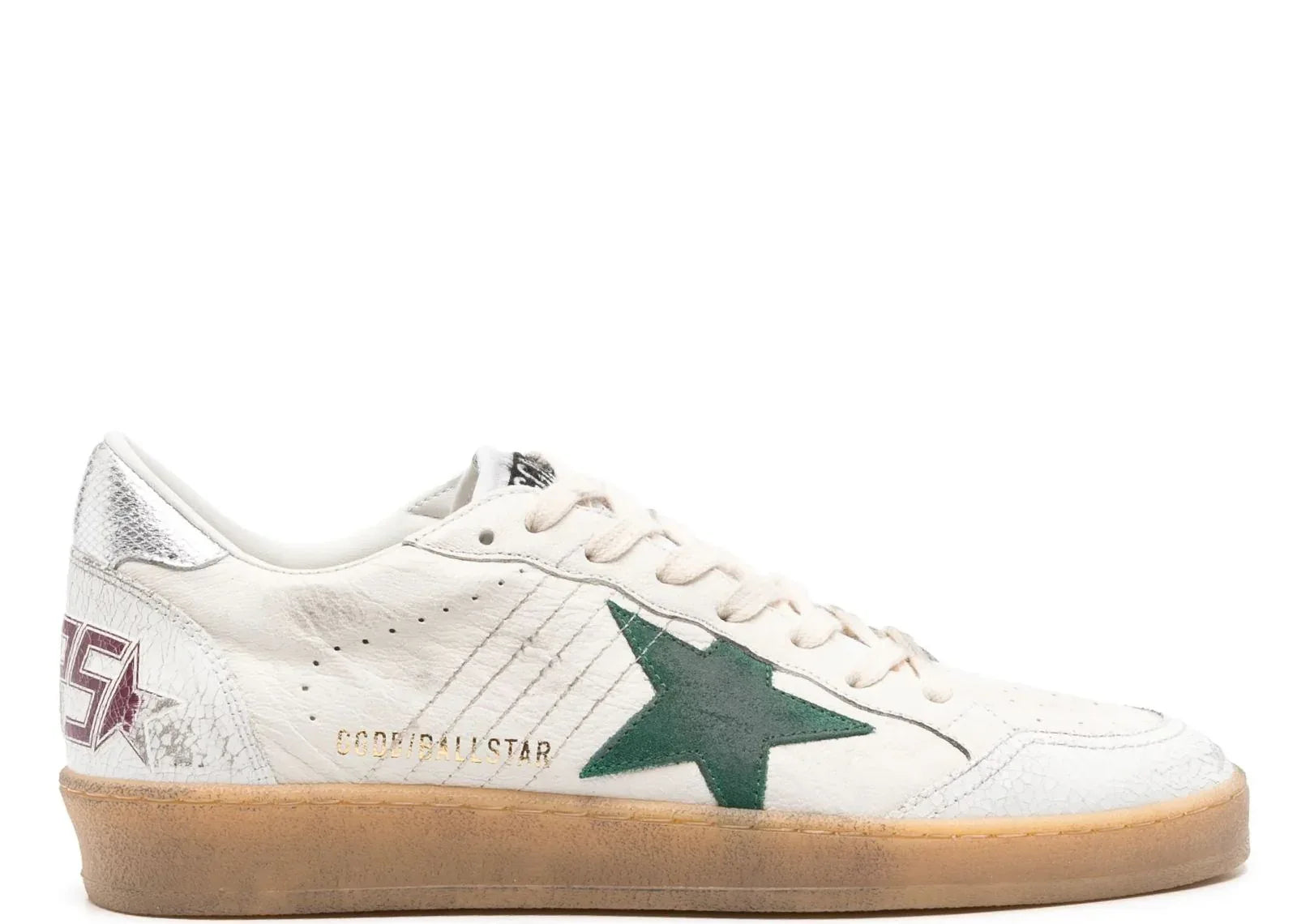 Golden Goose Ball-Star White Green Silver