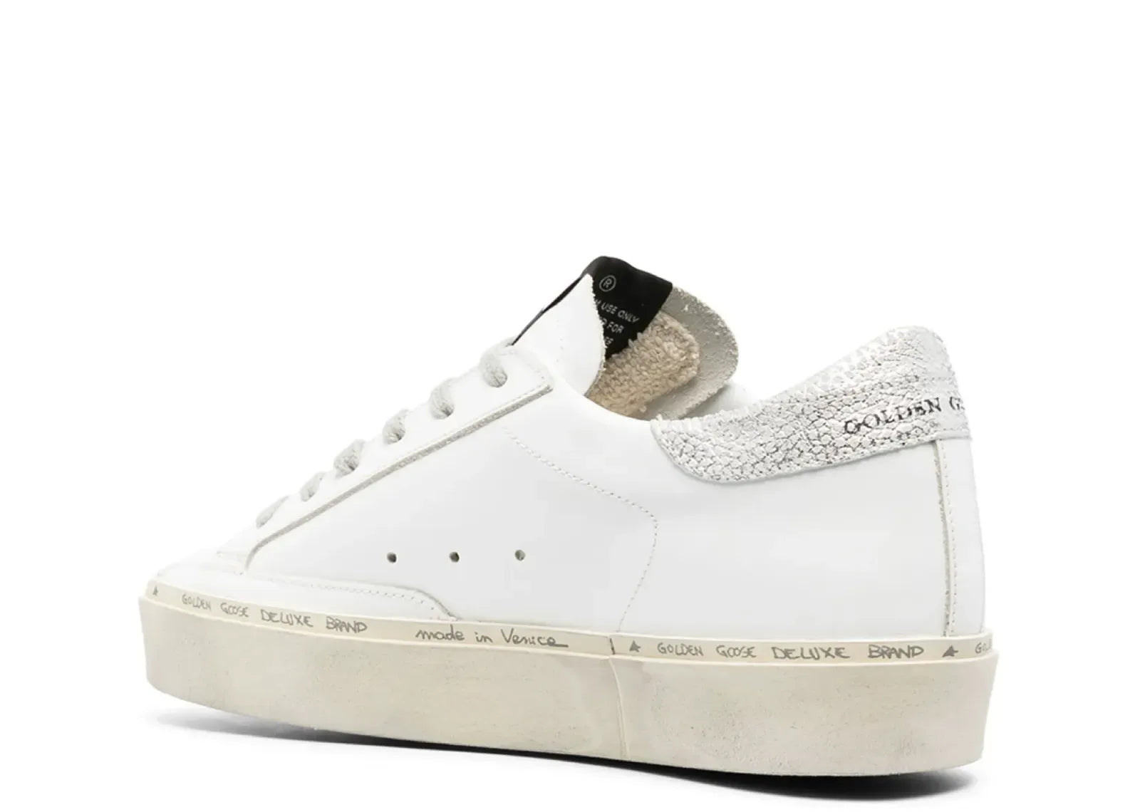 Golden Goose Hi-Star White Leather