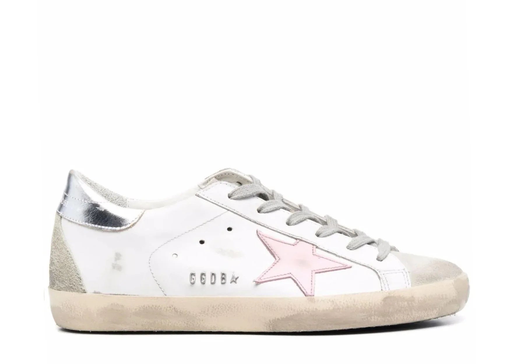 Golden Goose Super-Star Ice White Orchid Pink