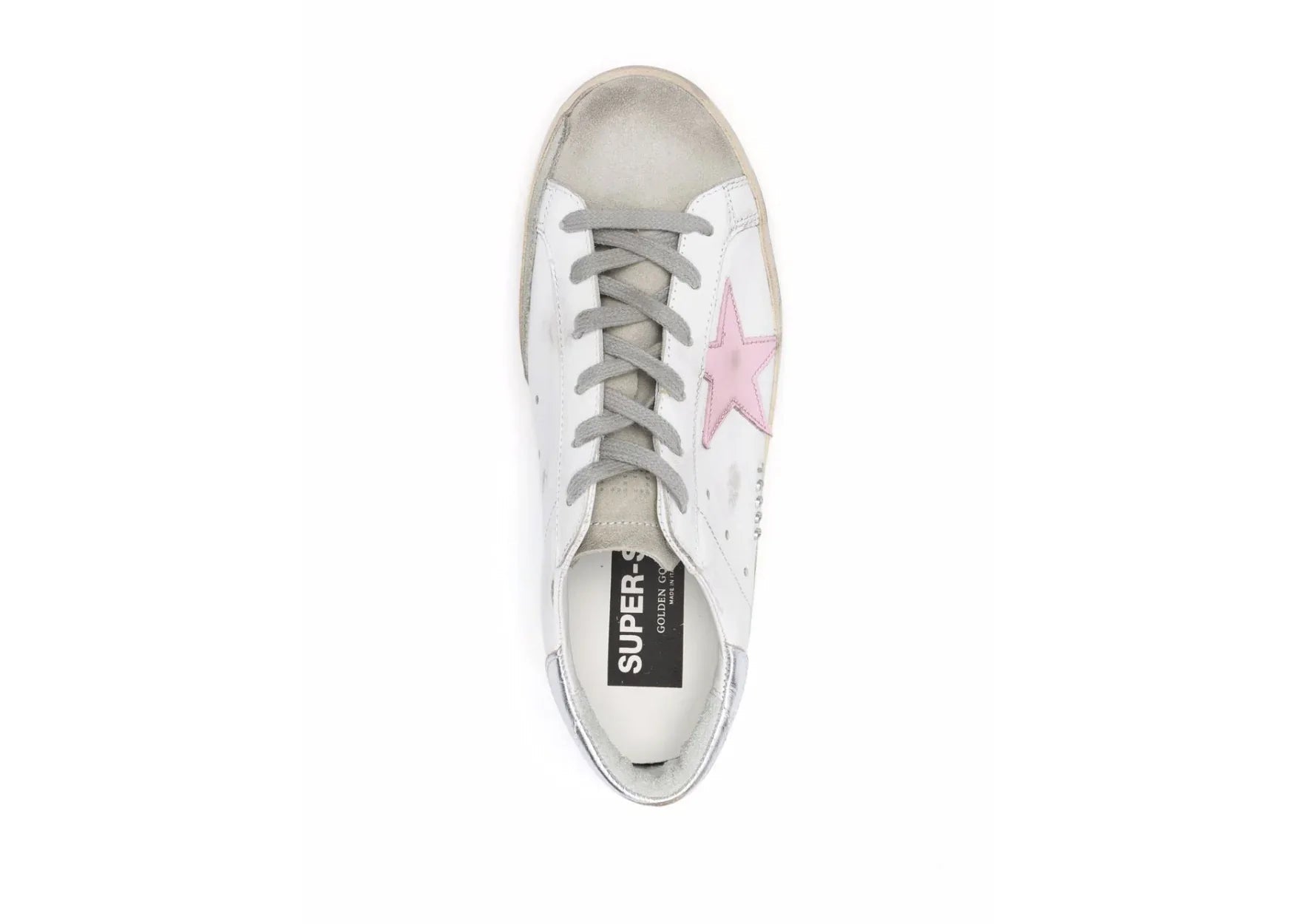 Golden Goose Super-Star Ice White Orchid Pink
