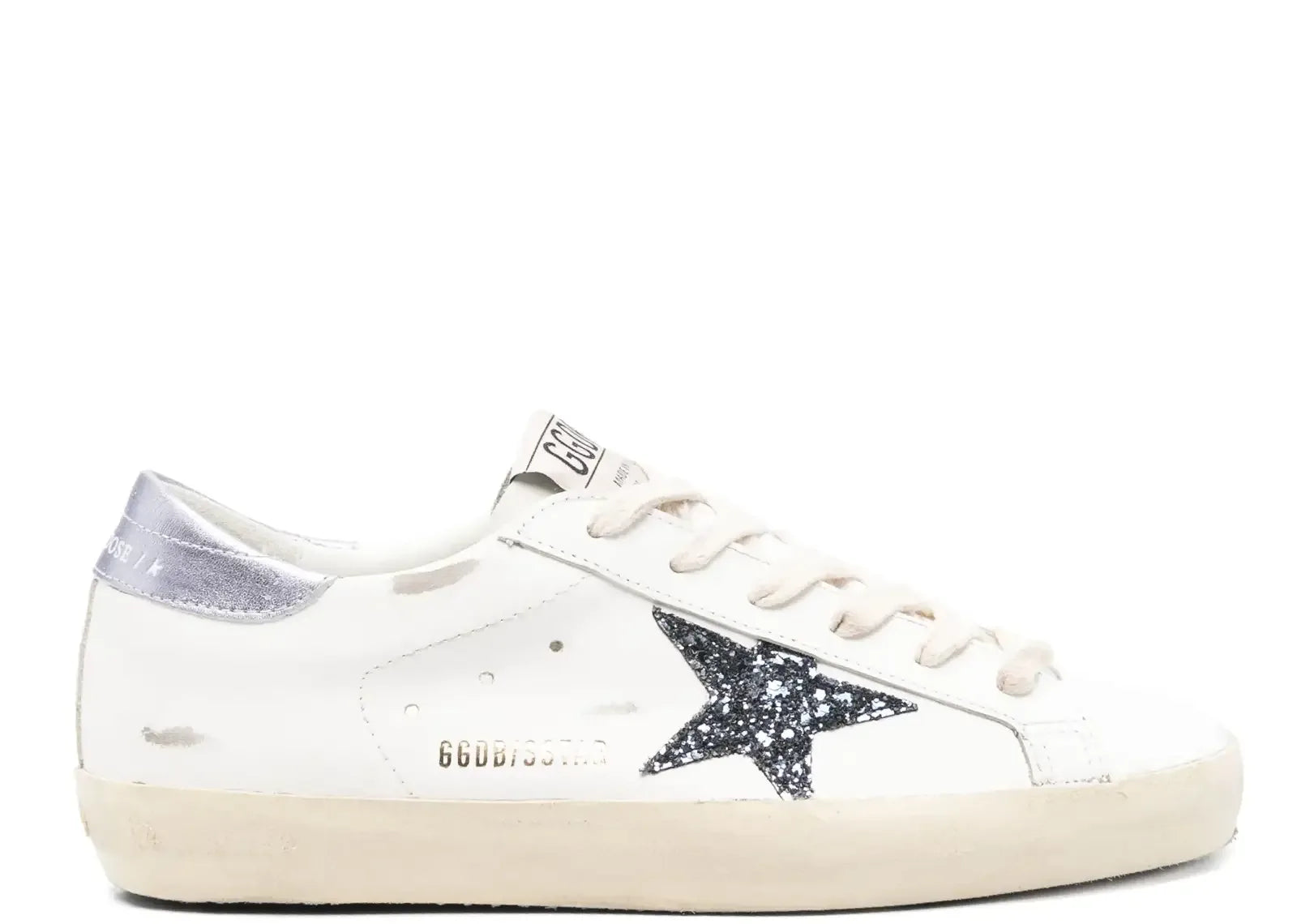 Golden Goose Super-Star White Black Glicine