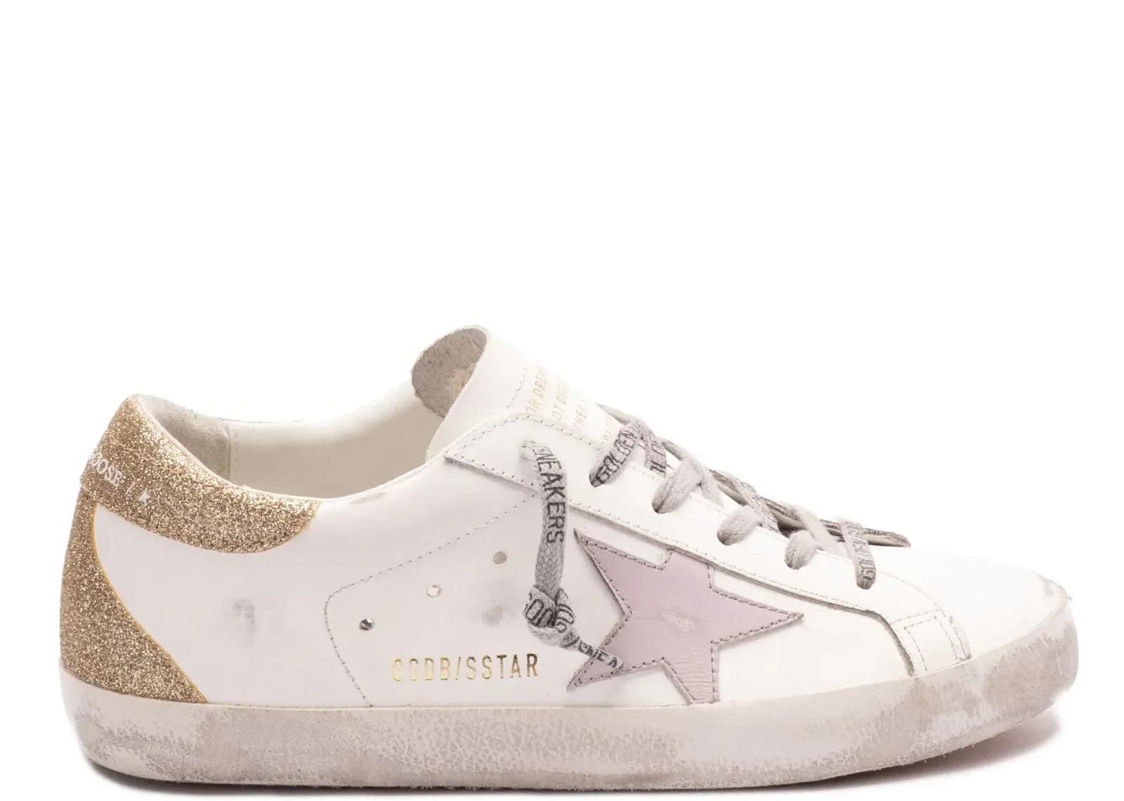 Golden Goose Super-Star White Lilac Platinum