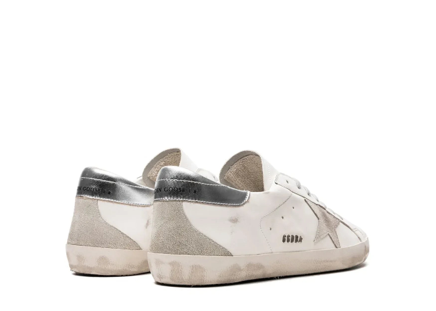 Golden Goose Super-Star White Silver