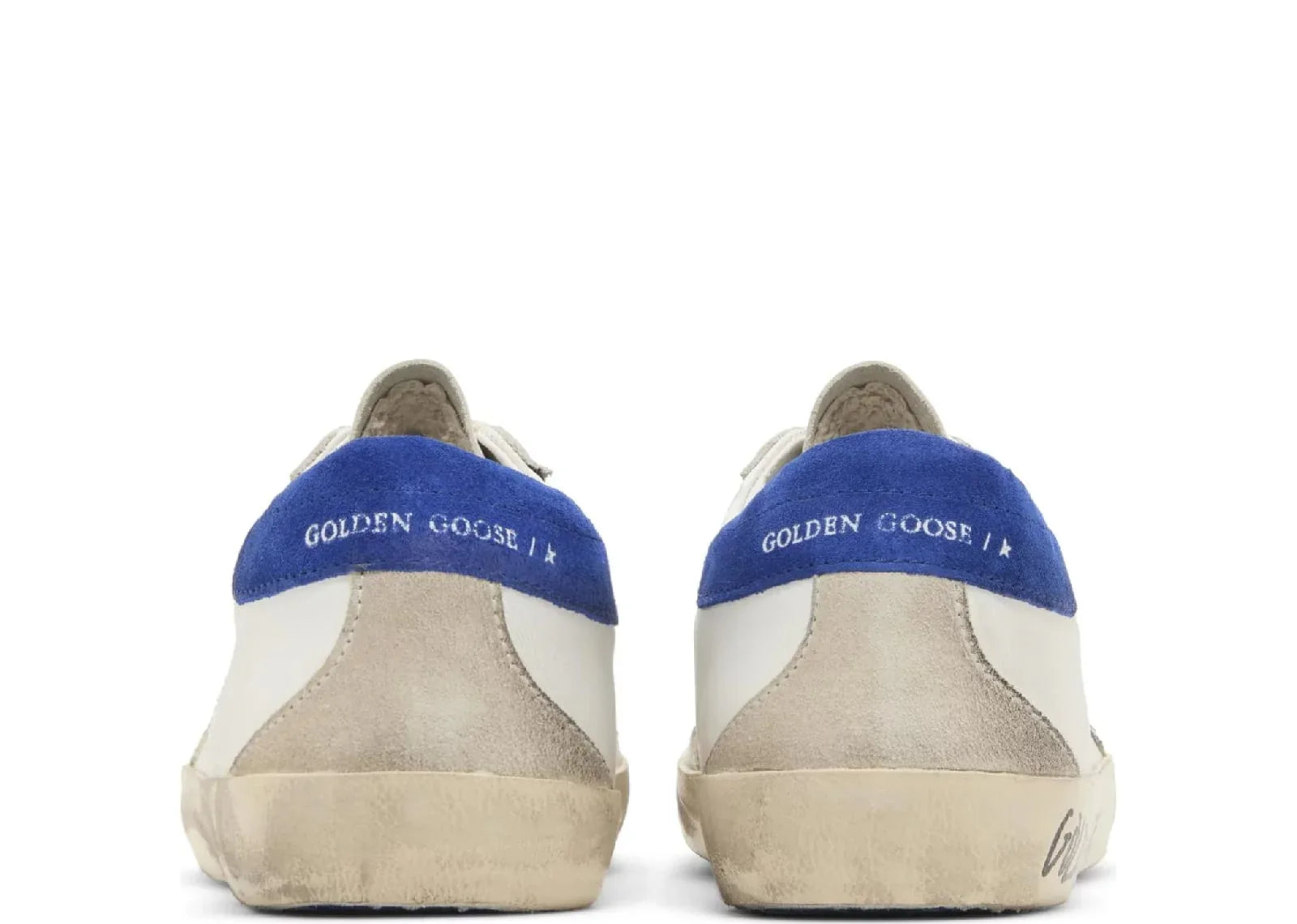 Golden Goose Super-Star White Snake Blue