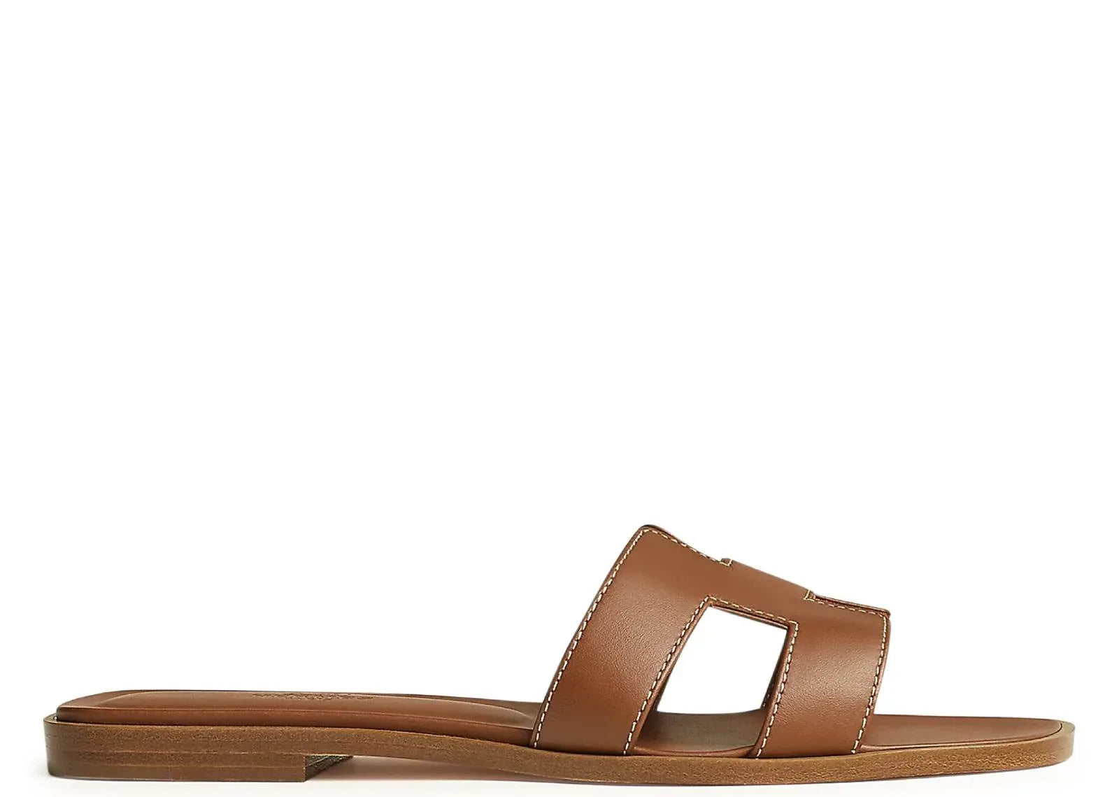 Hermes Oran Sandal Gold Box Calfskin Leather