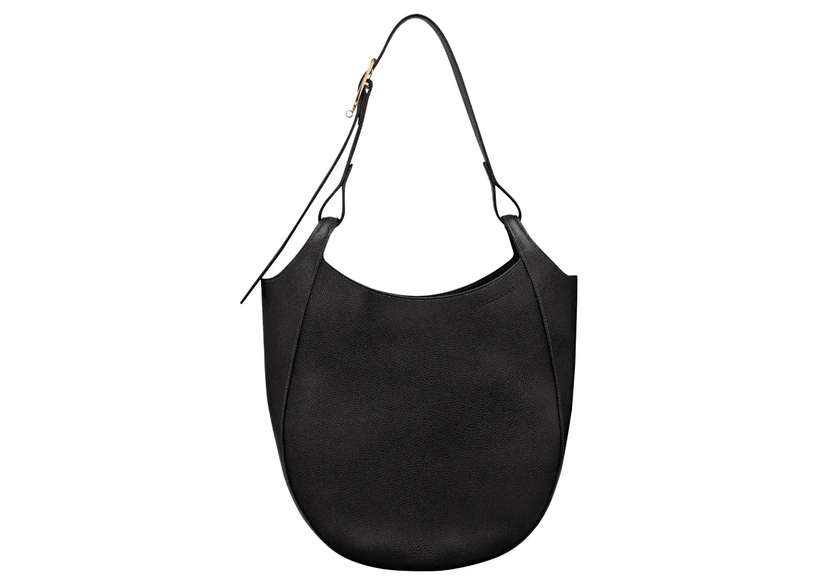 Longchamp Le Foulonné Lare Hobo Bag Black