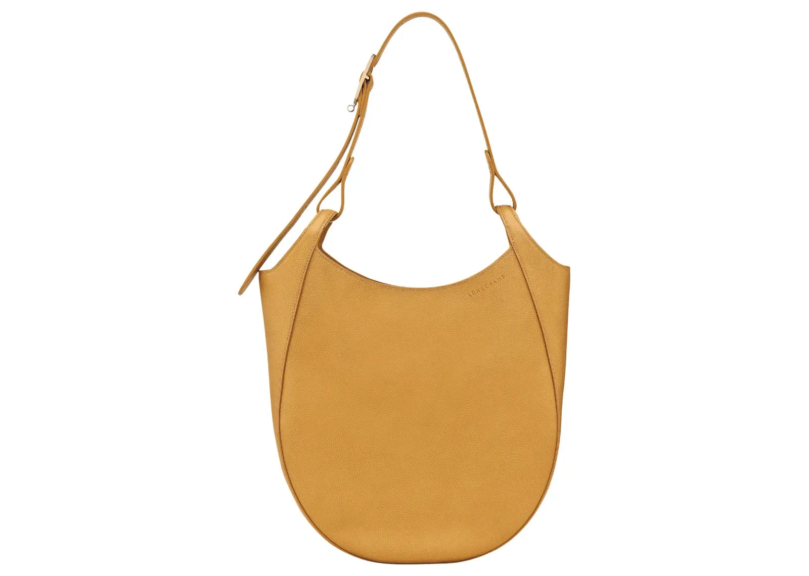 Longchamp Le Foulonné Lare Hobo Bag Nutmeg