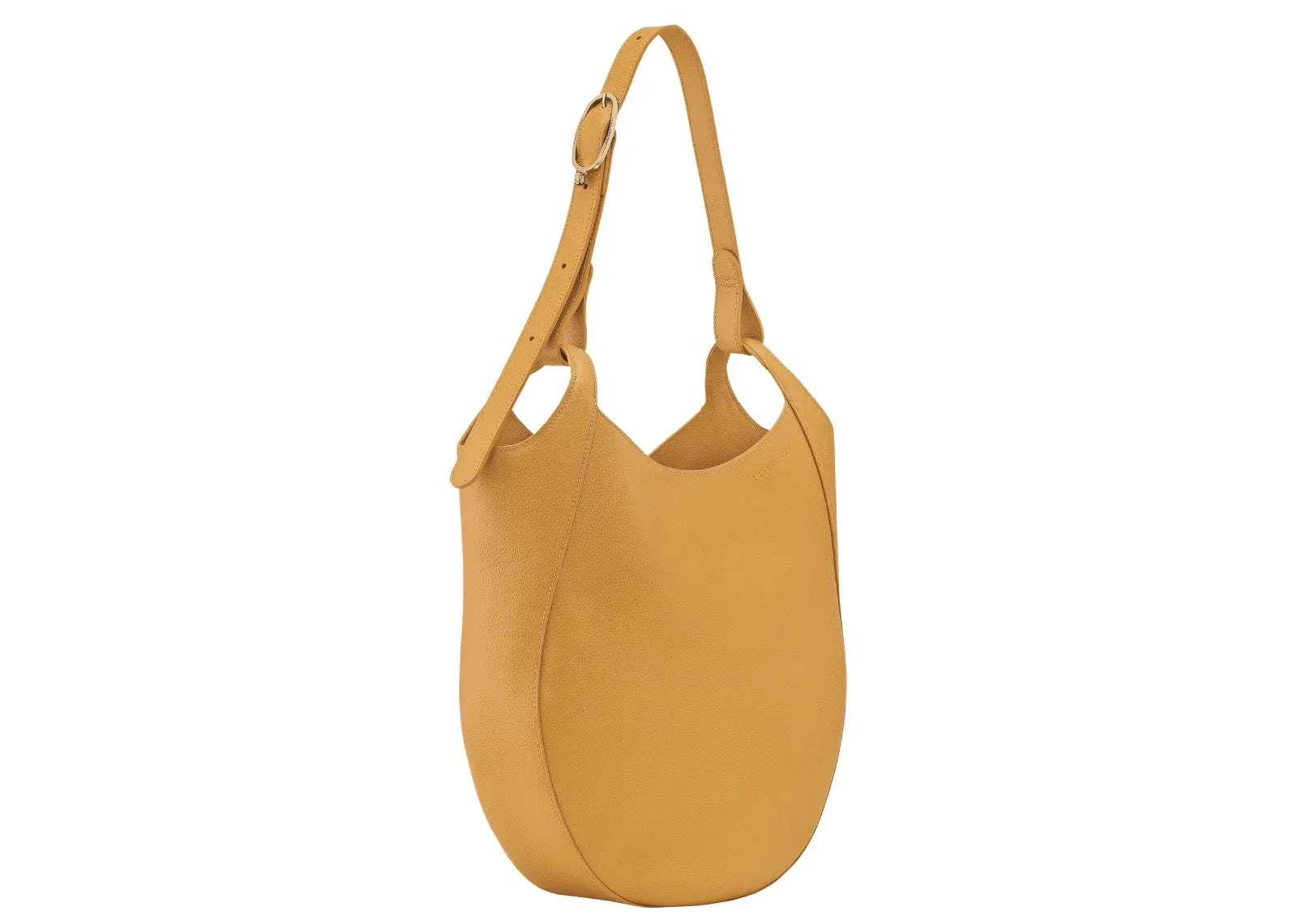 Longchamp Le Foulonné Lare Hobo Bag Nutmeg