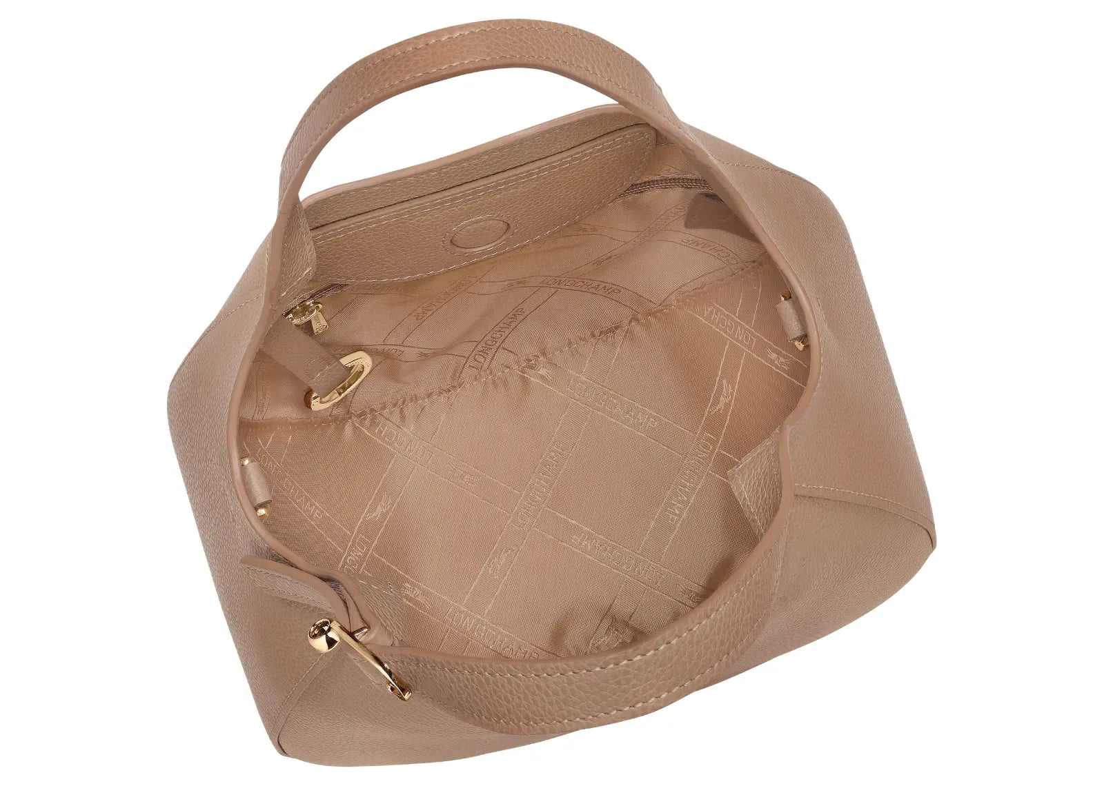 Longchamp Le Foulonné Small Handbag Biscuit