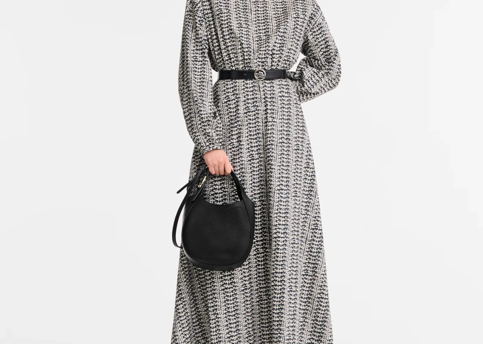 Longchamp Le Foulonné Small Handbag Black