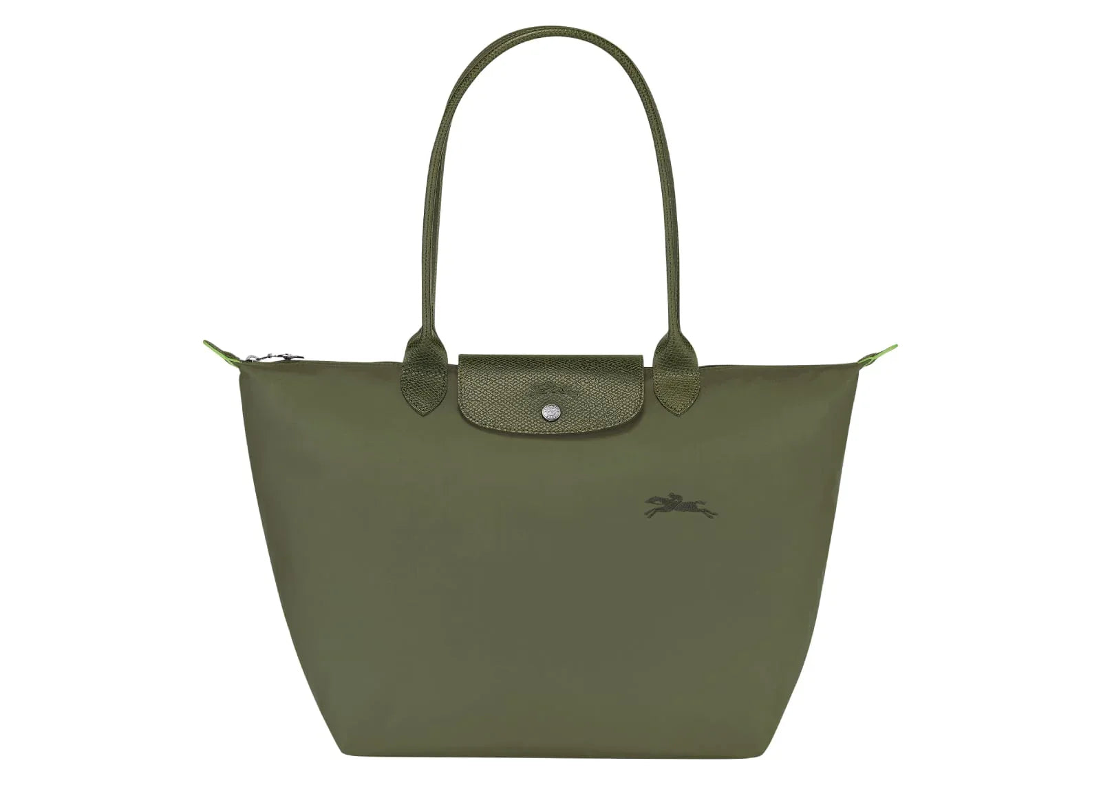 Longchamp Le Pliage Green Large Tote Bag Forest