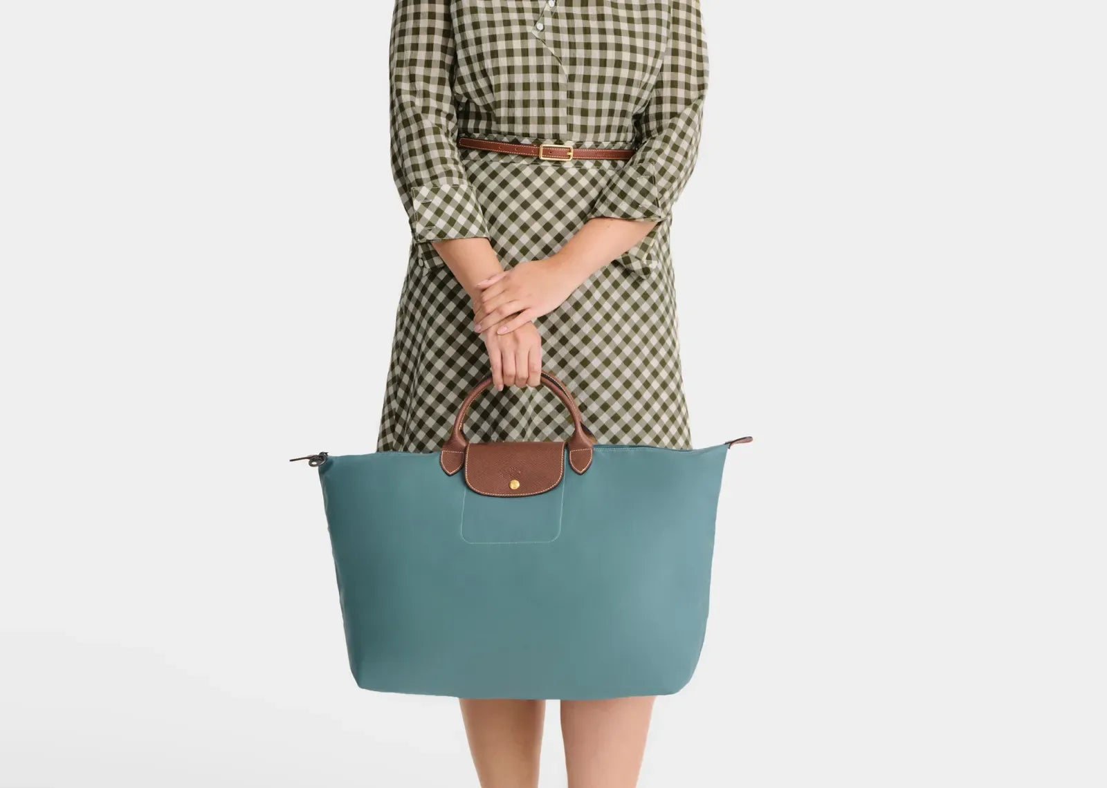 Longchamp Le Pliage Original L Travel Bag Eucalyptus